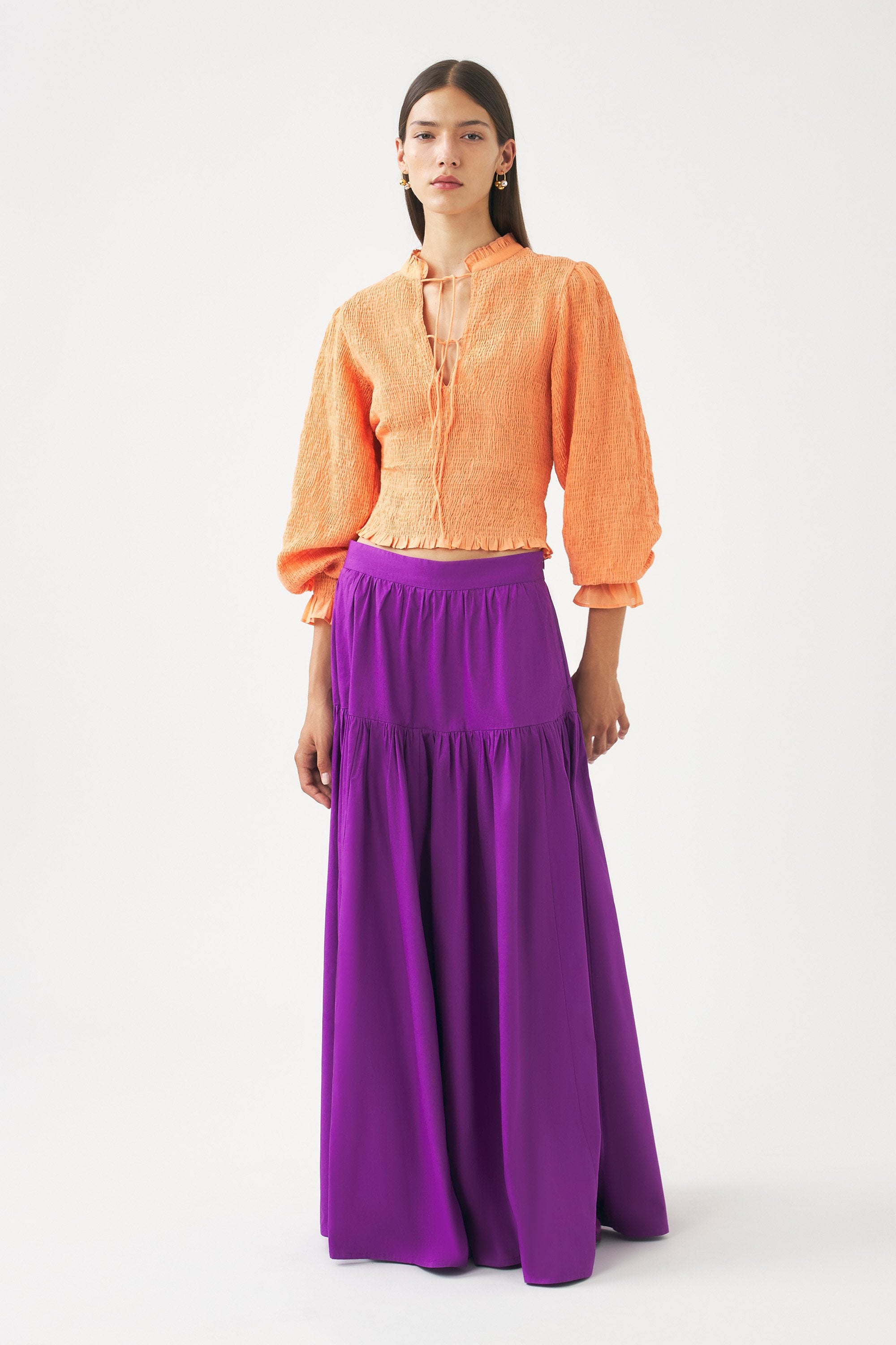 Maxi skirt in Pop