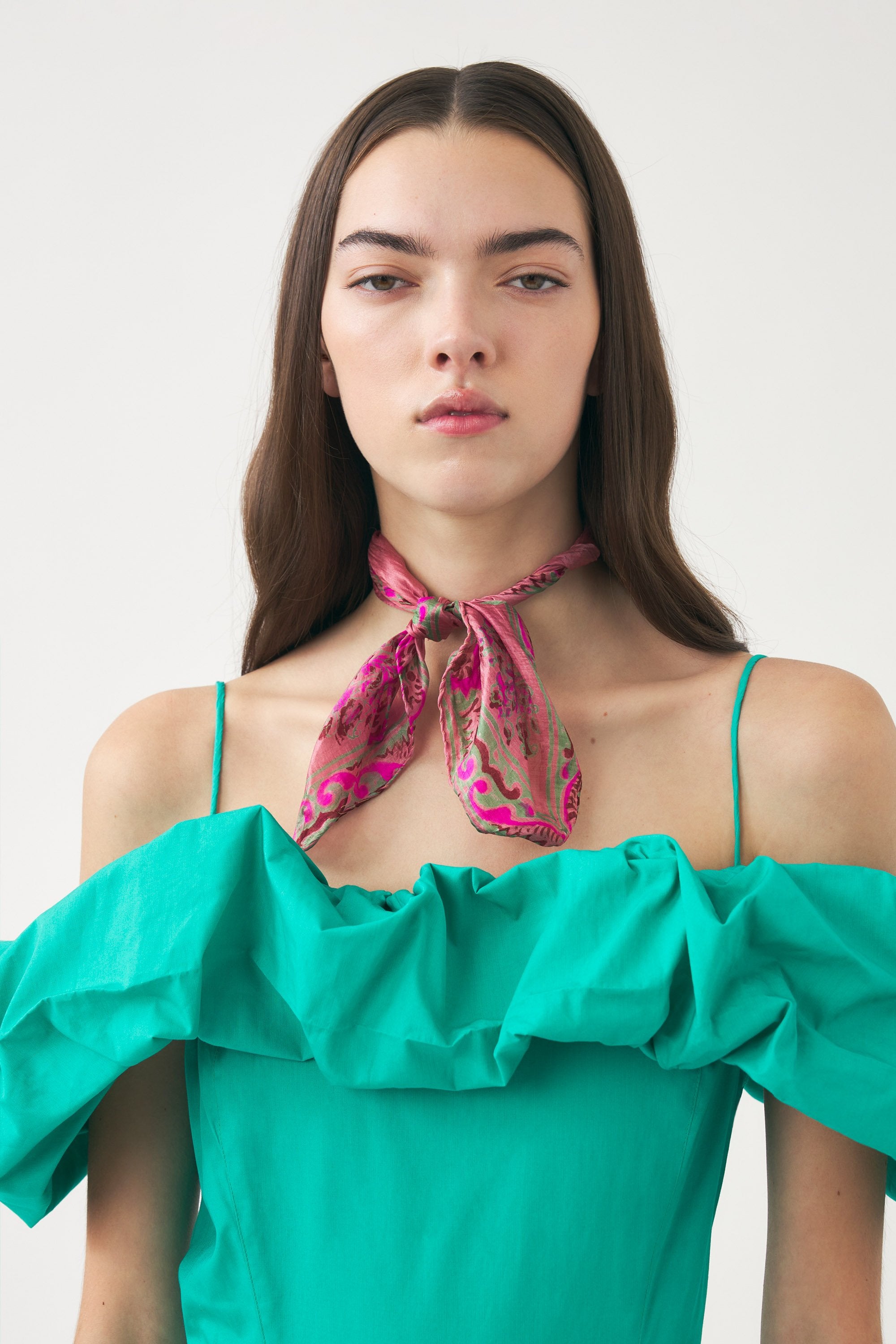 Off-shoulder maxi dress Pop