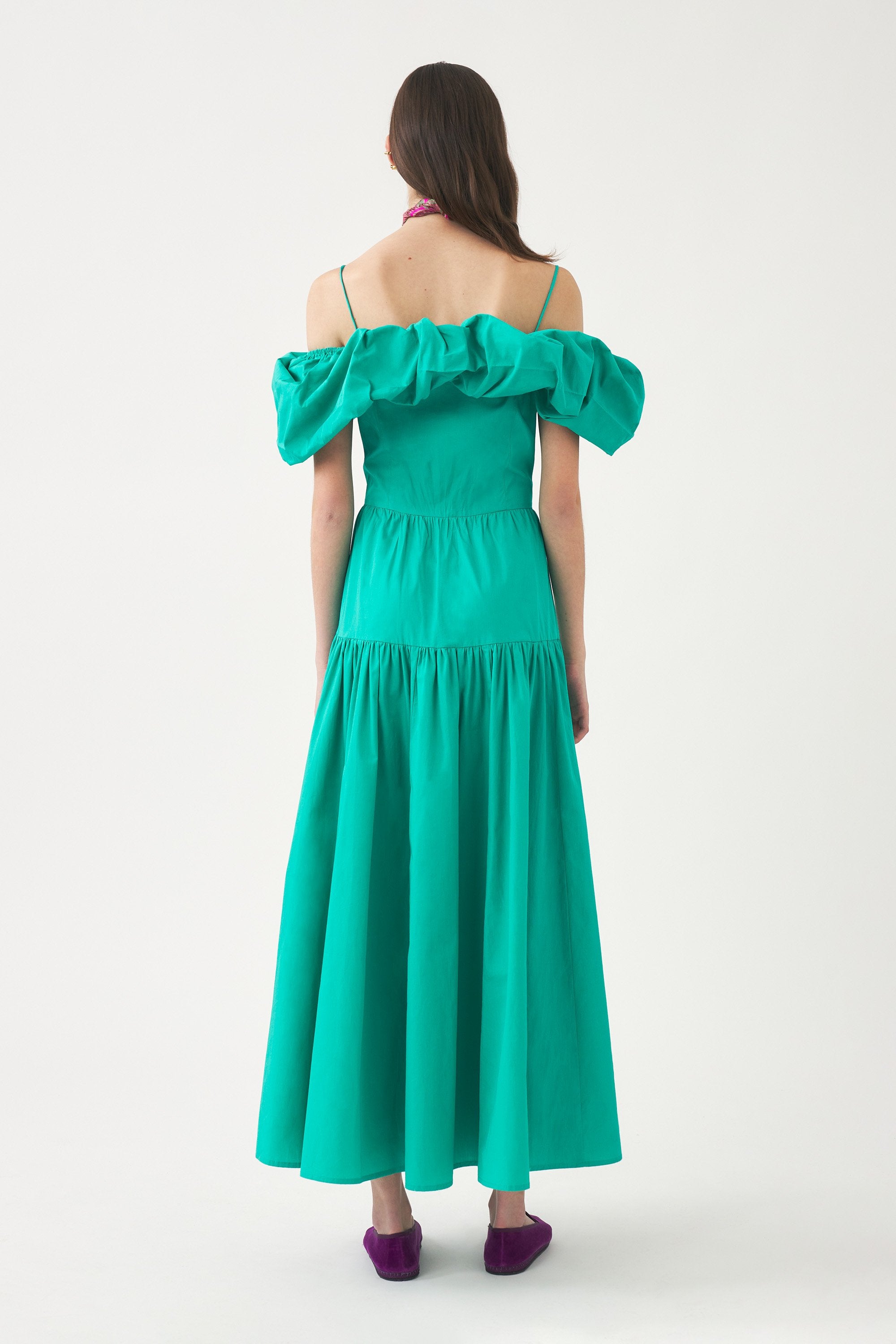 Off-shoulder maxi dress Pop