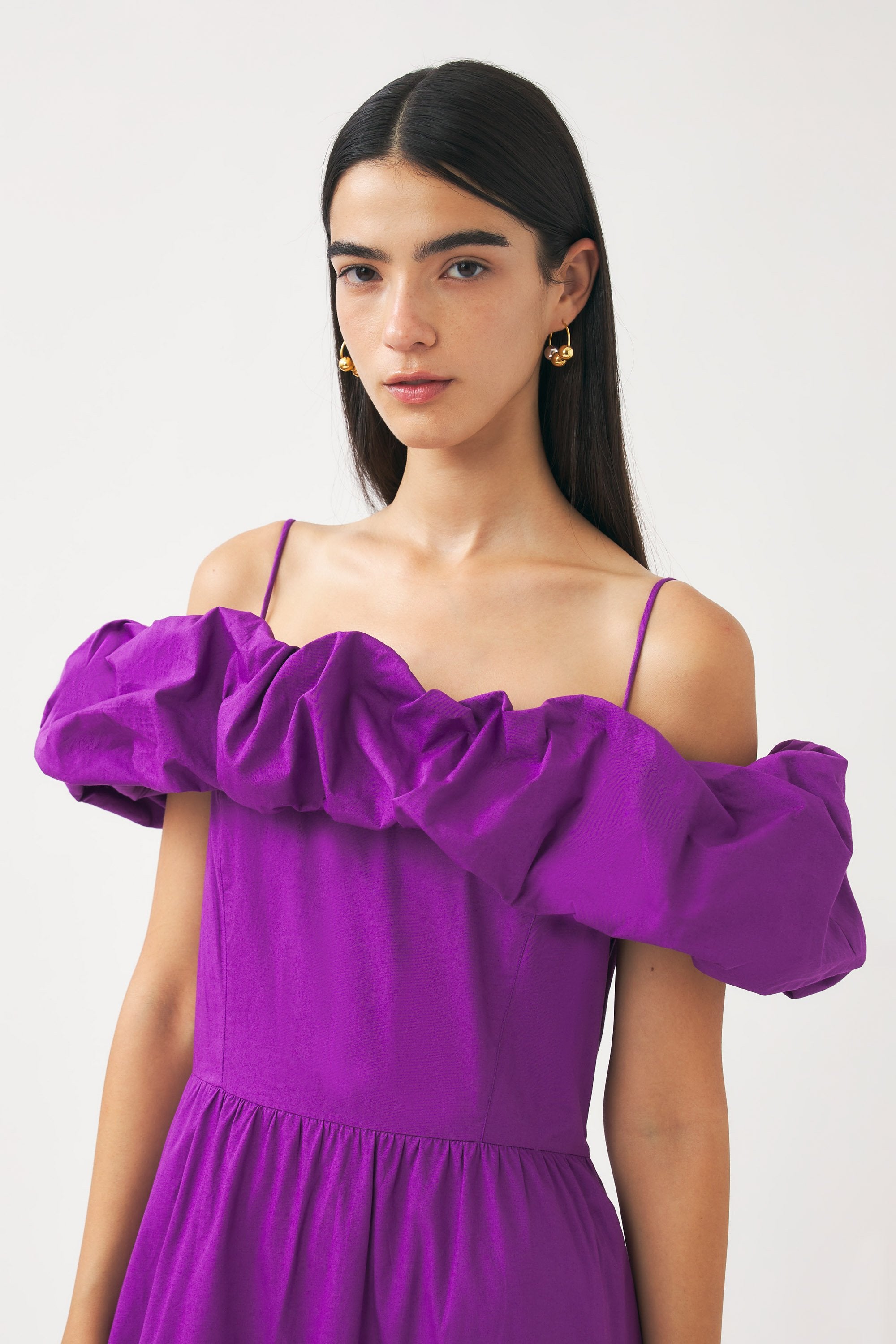 Off-shoulder maxi dress Pop