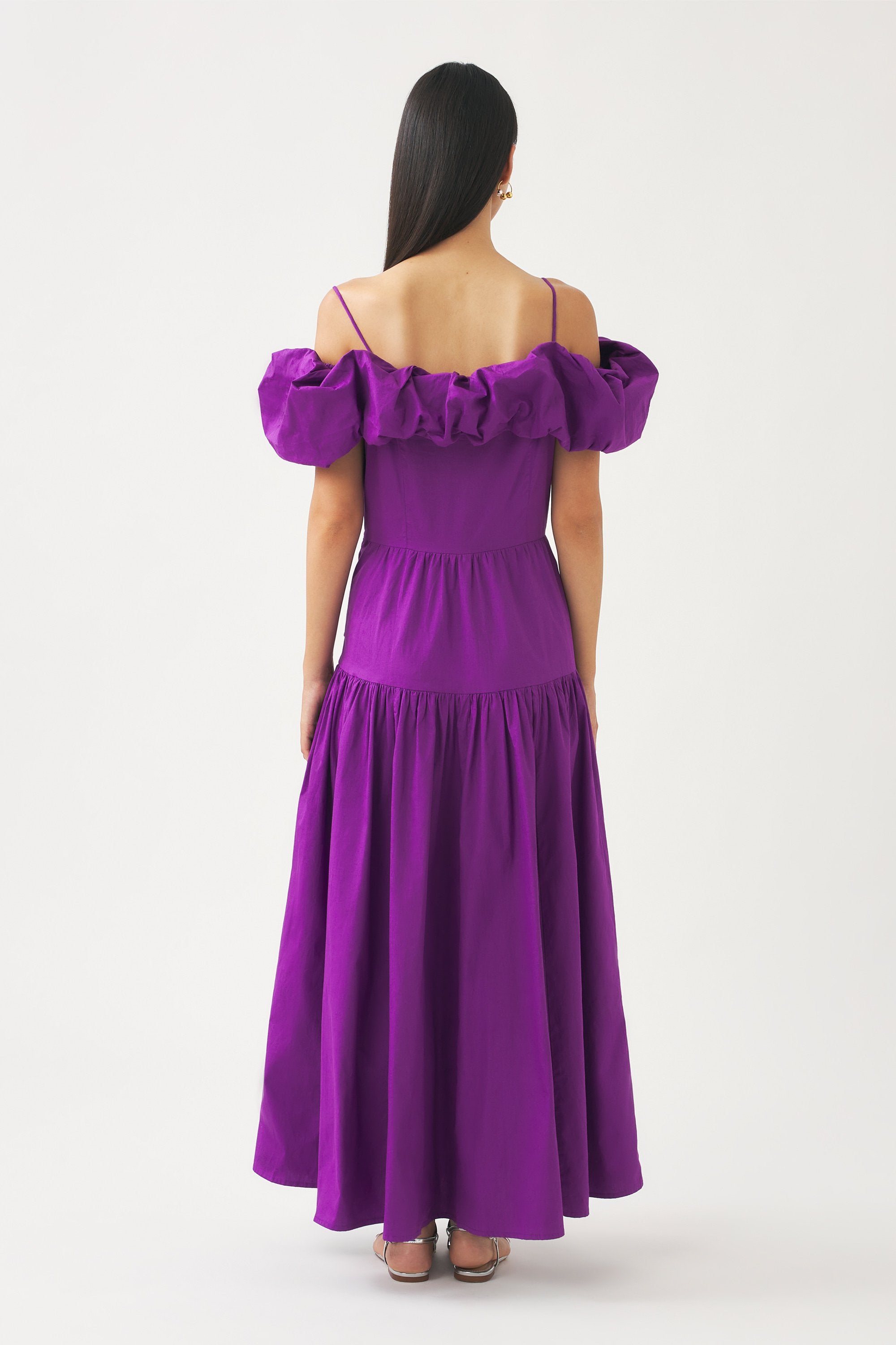 Off-shoulder maxi dress Pop