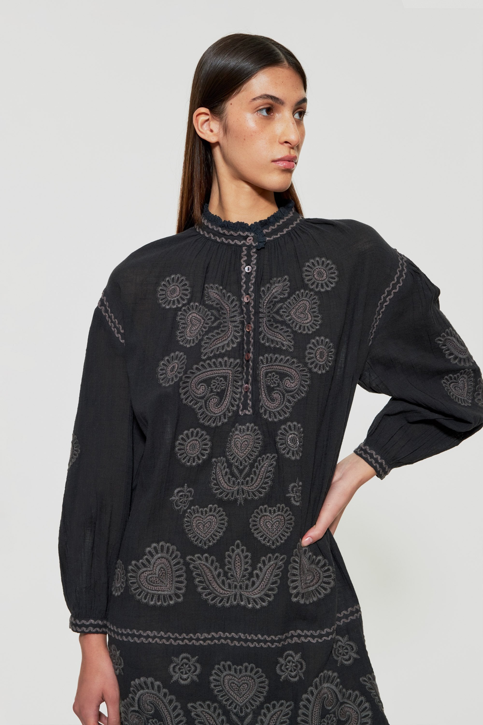 Robby embroidered dress