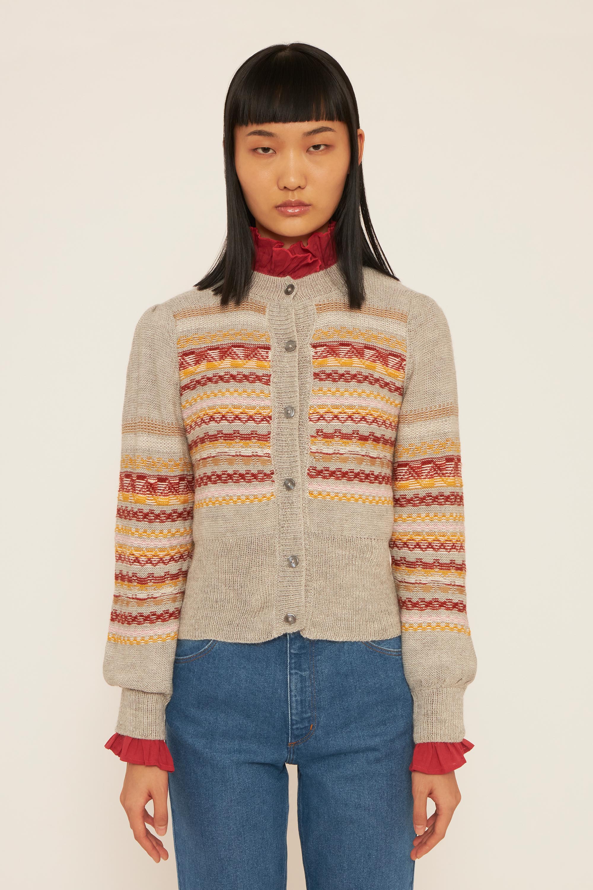 Alpakastrickjacke Roberto