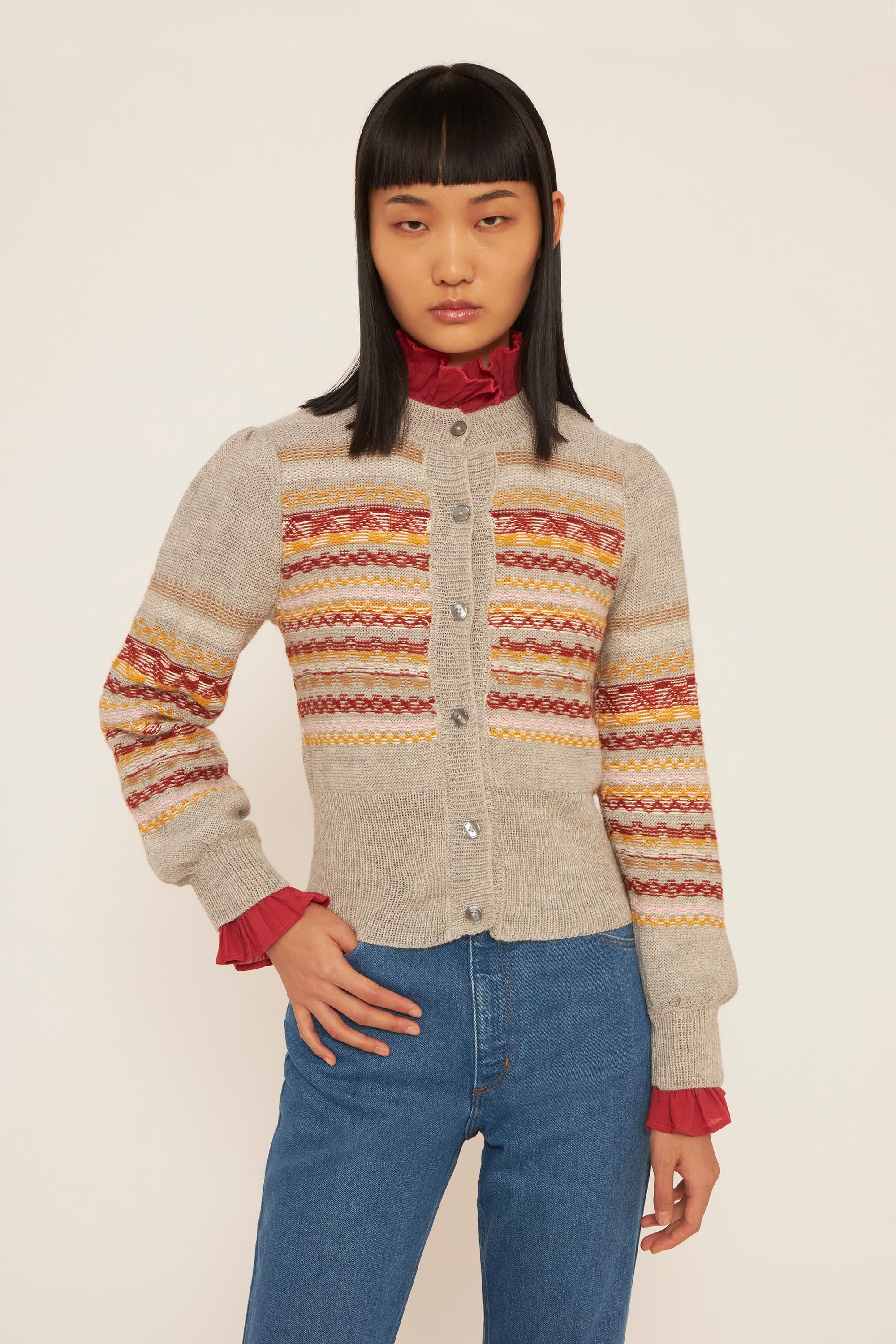 Alpakastrickjacke Roberto
