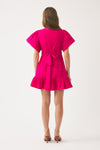Mini-robe en popeline de coton Rodo