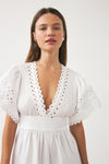 Mini-robe en popeline de coton Rodo