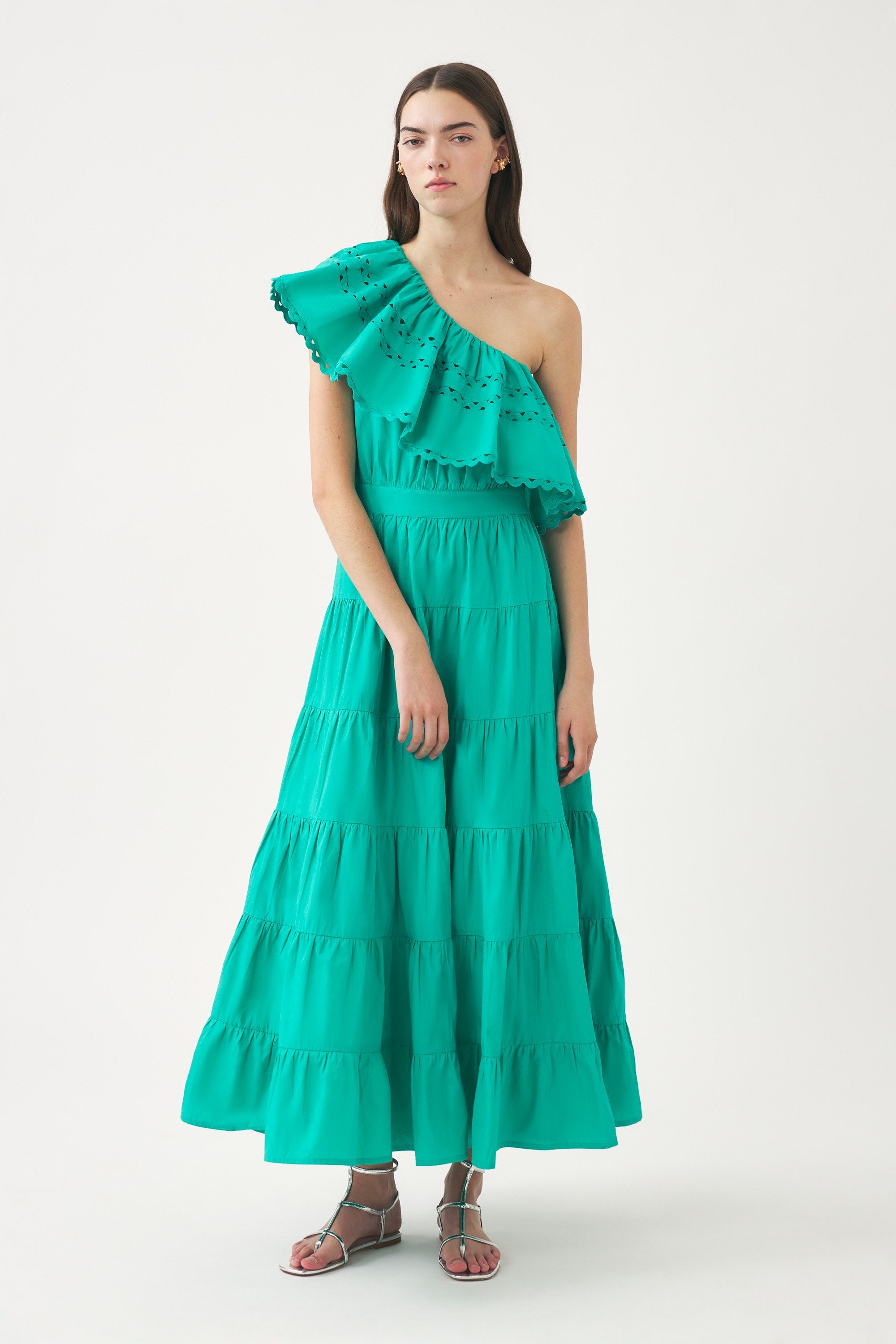 Robe longue asymétrique Rodo