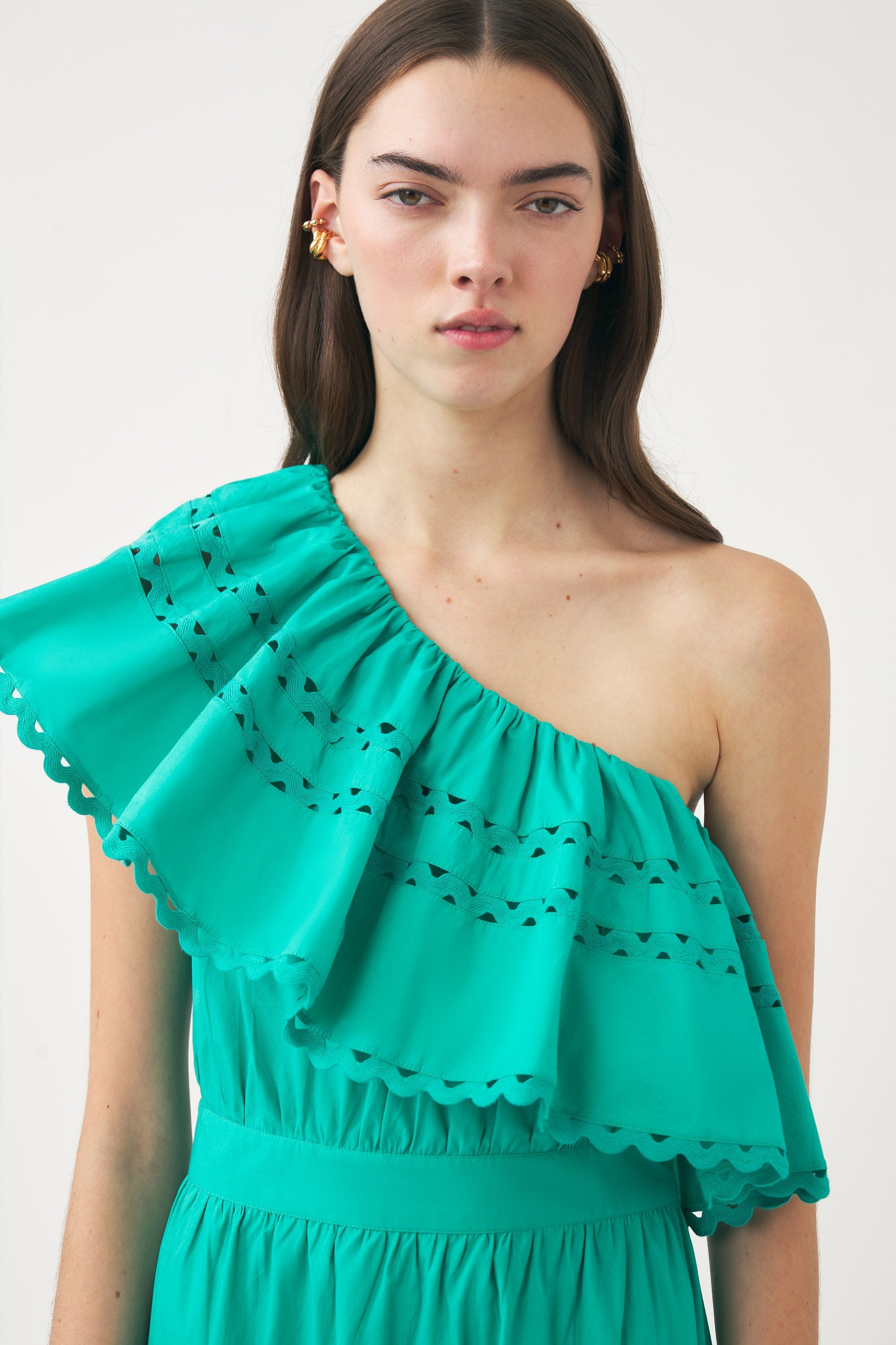 Robe longue asymétrique Rodo