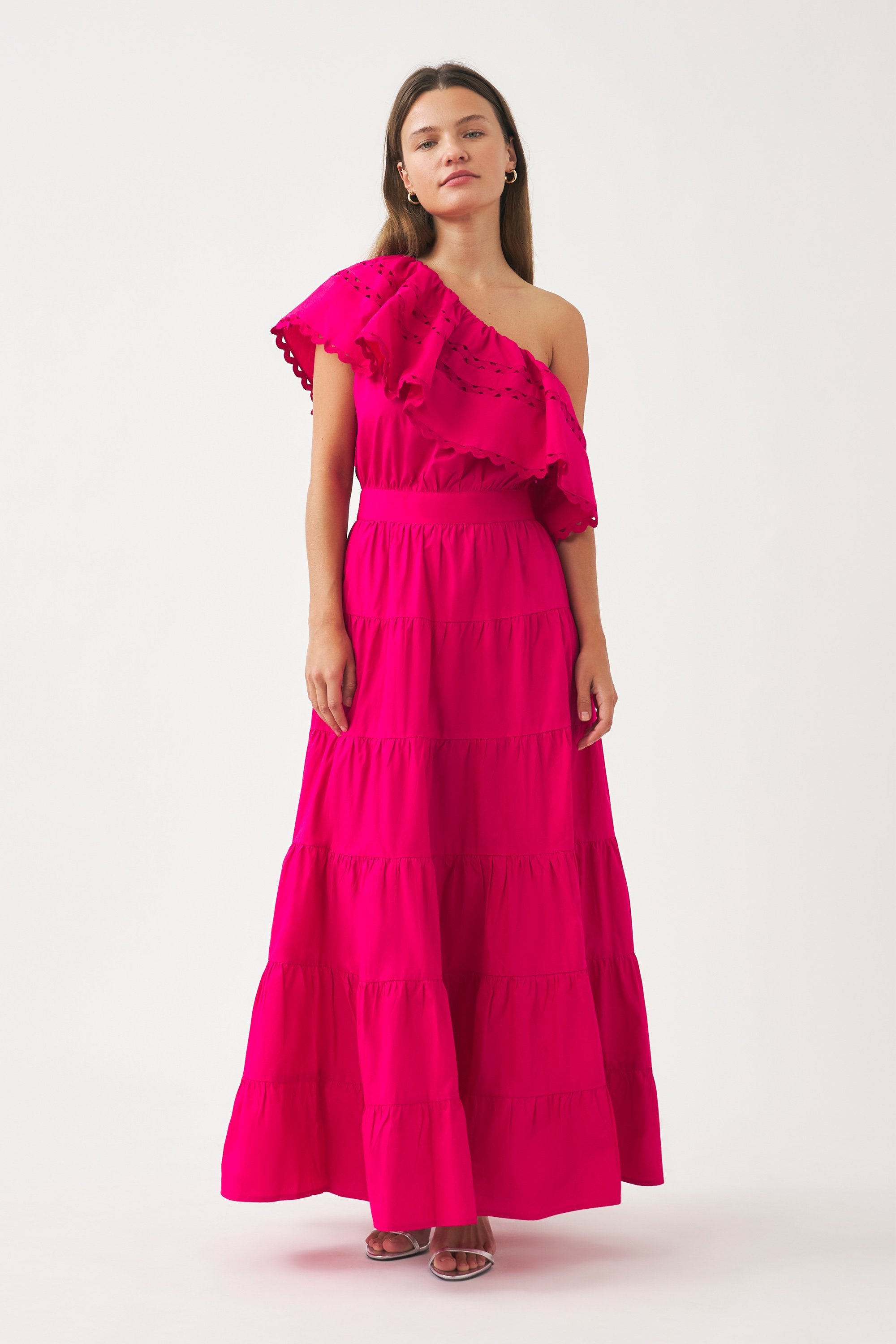 Robe longue asymétrique Rodo
