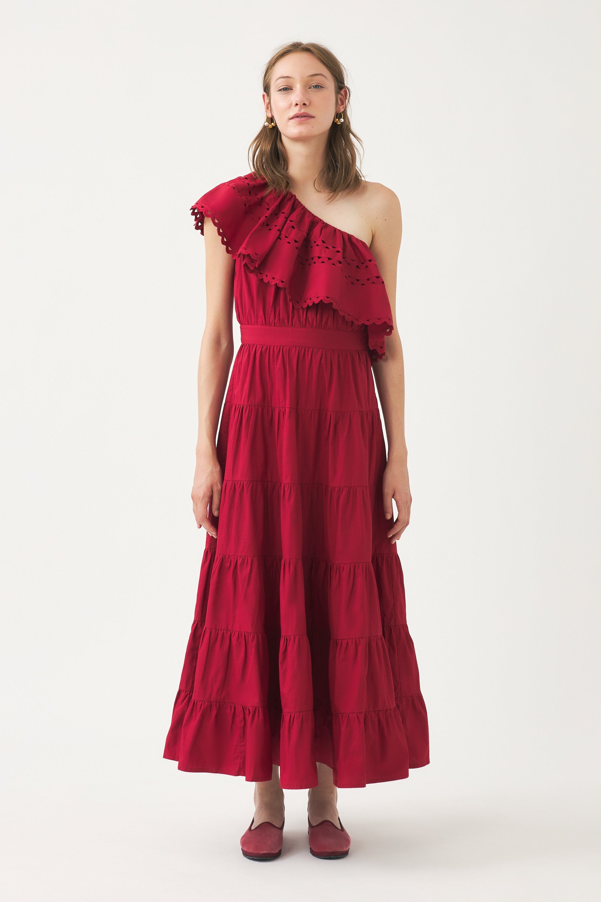 Robe longue asymétrique Rodo