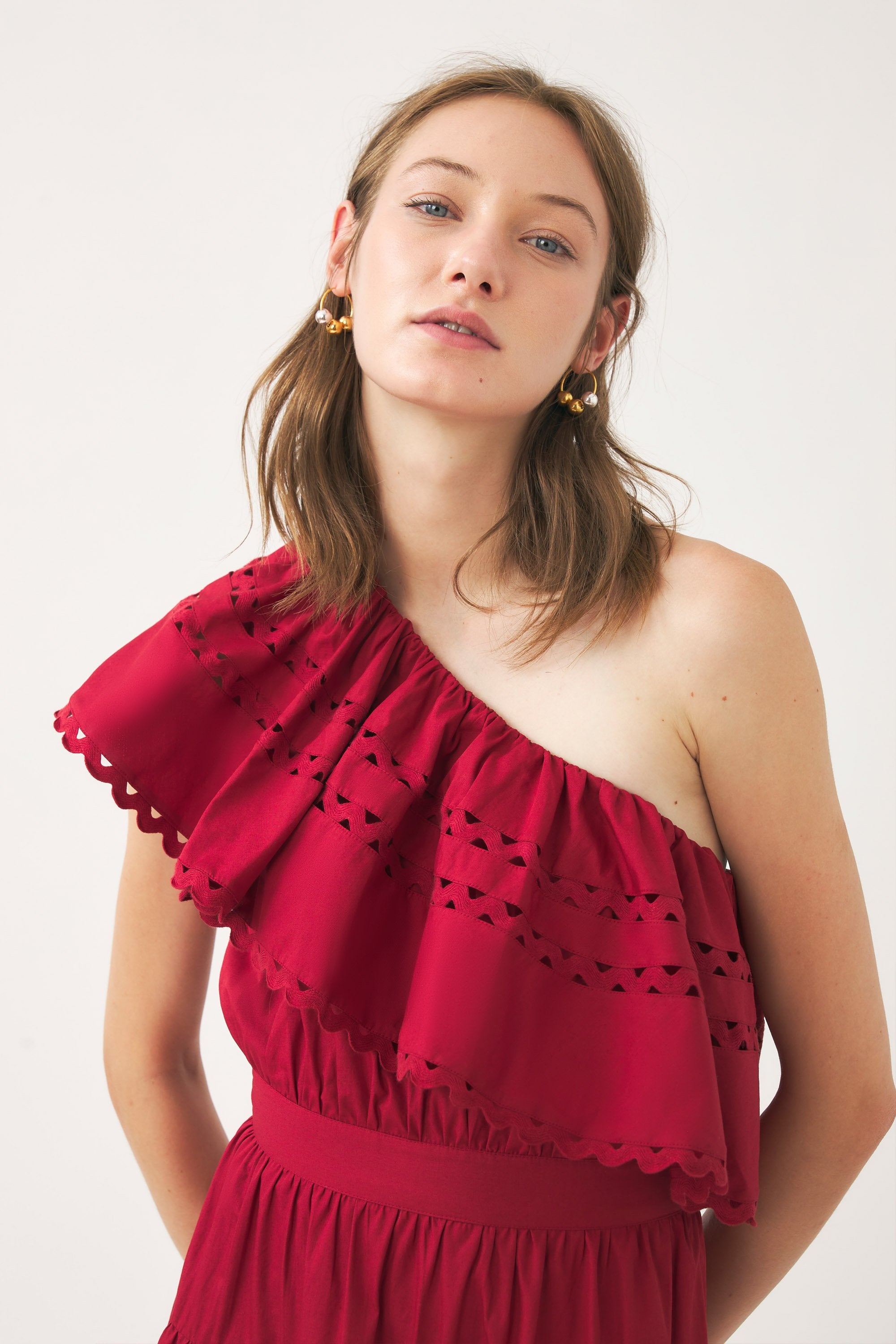 Robe longue asymétrique Rodo