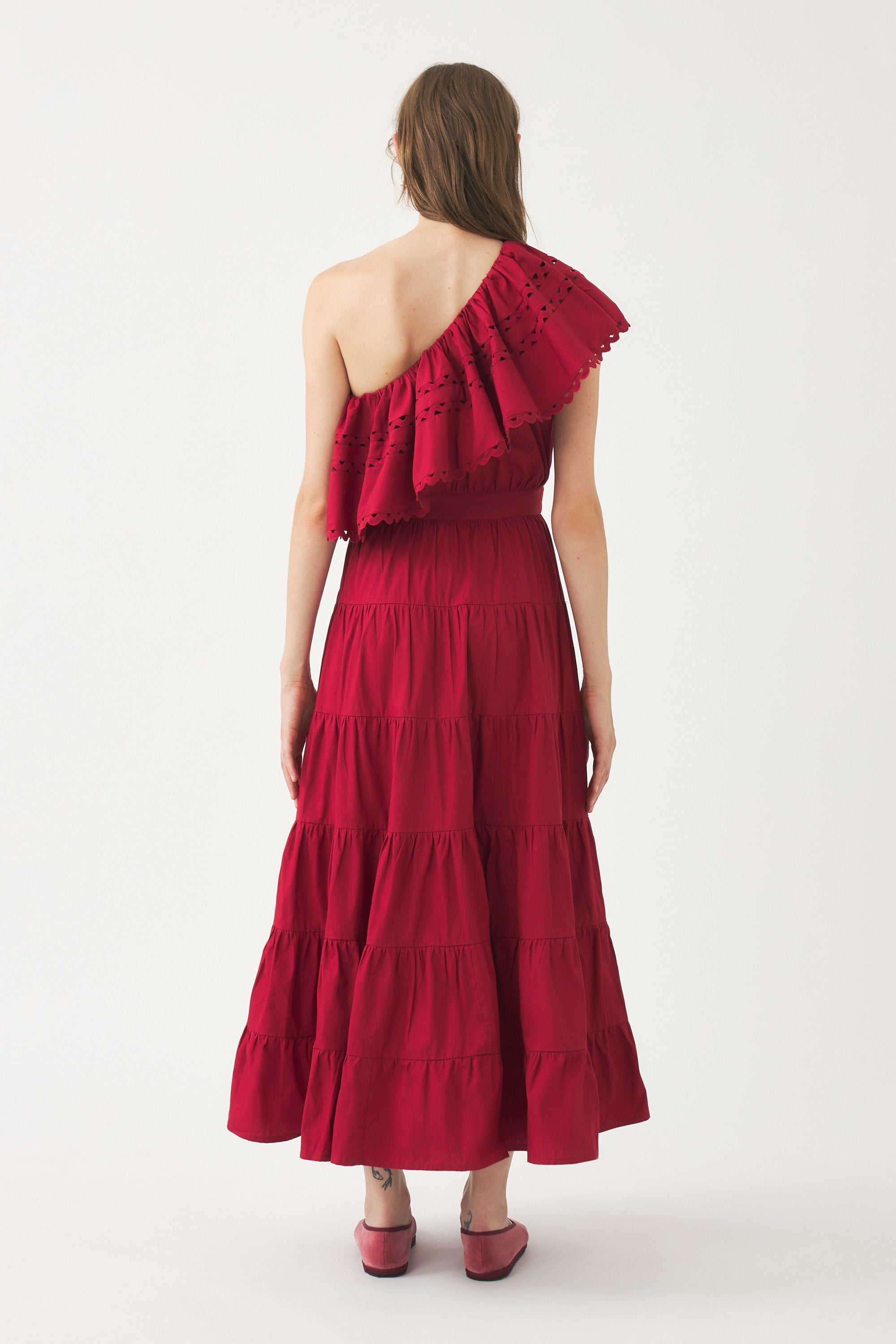 Robe longue asymétrique Rodo