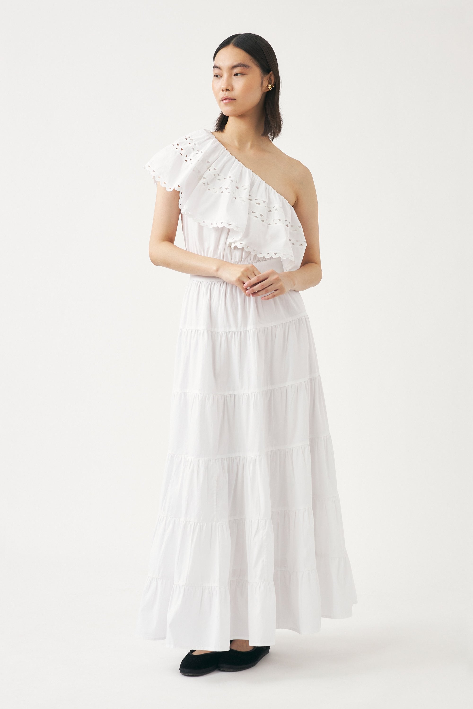 Robe longue asymétrique Rodo