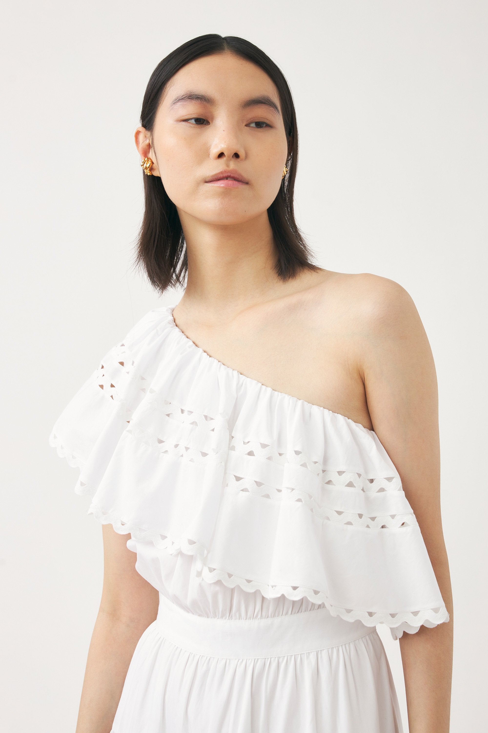 Robe longue asymétrique Rodo
