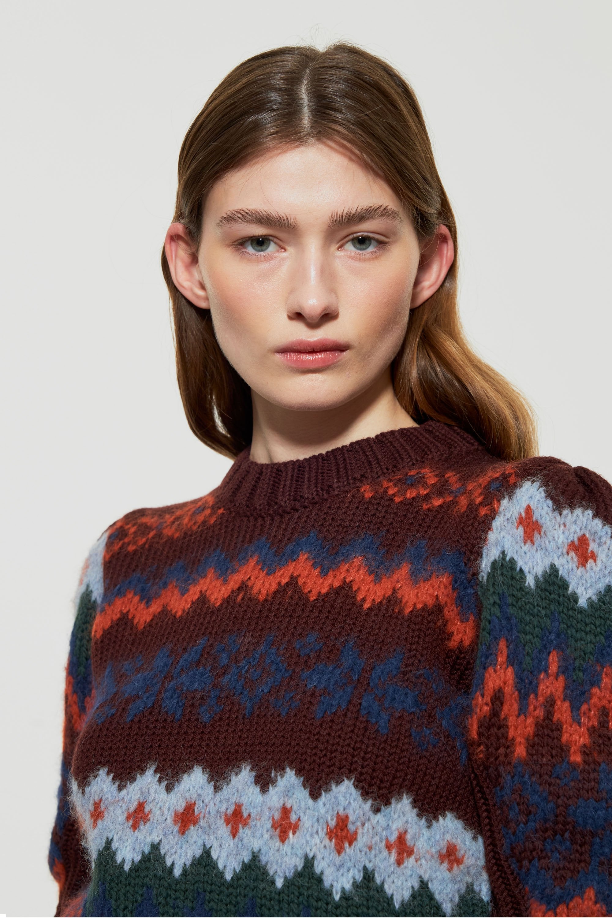 Grey wool jumper
