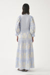 Robe longue avec broderie d'inspiration hongroise Rony