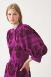 Maxi dress with Hungarian-inspired embroidery Rony