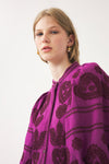 Maxi dress with Hungarian-inspired embroidery Rony