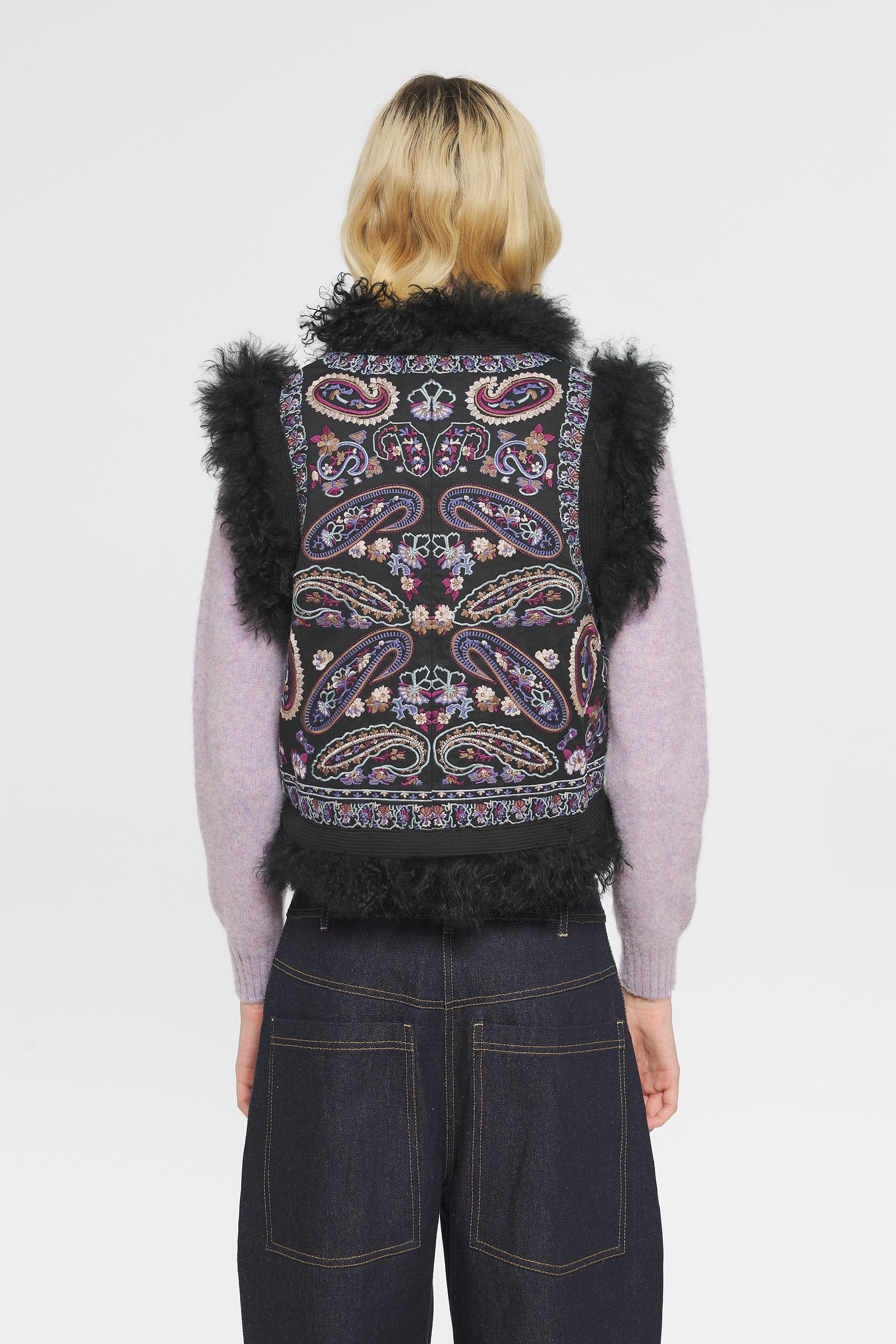 Gilet brodé Roza