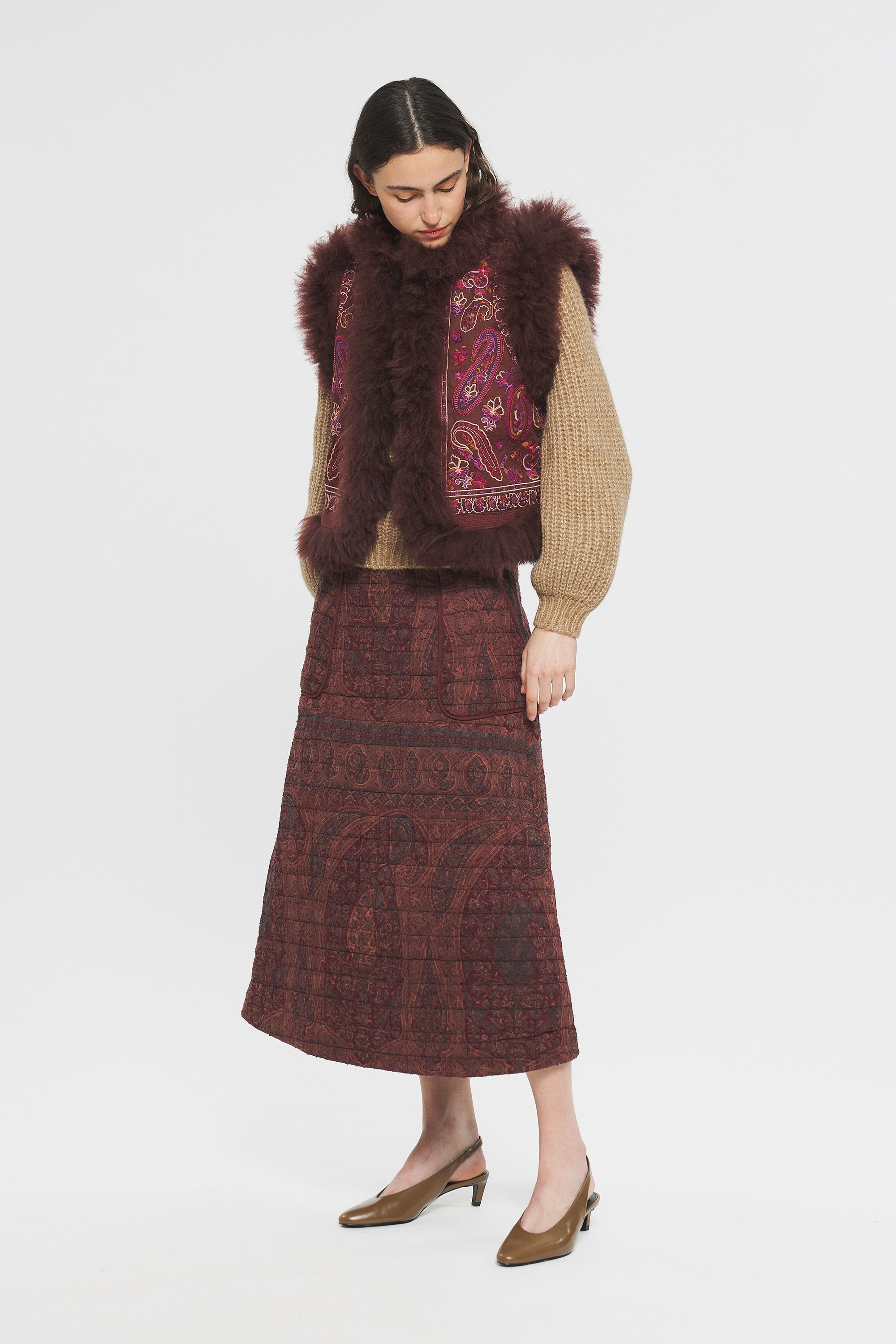 Gilet brodé Roza