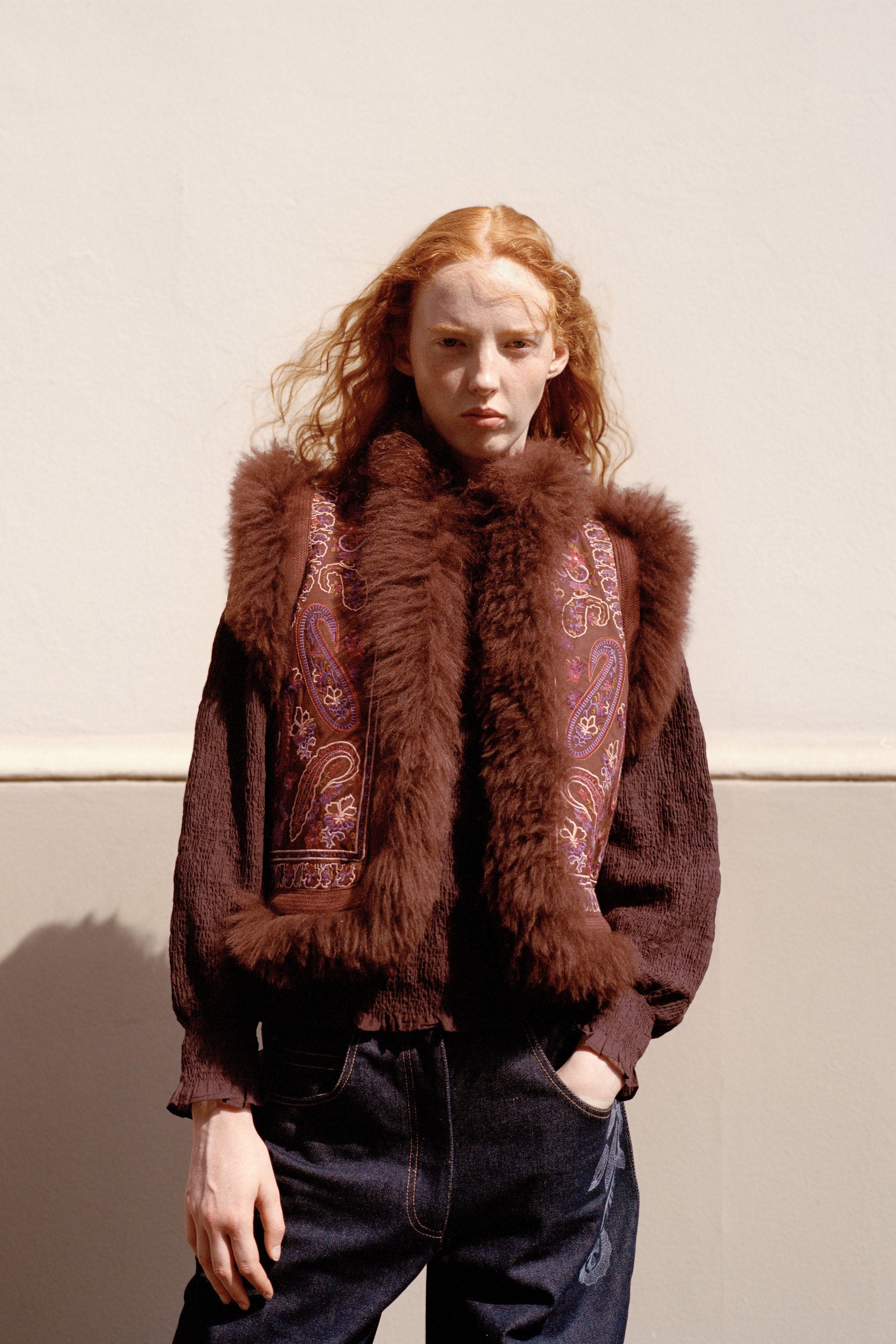 Gilet brodé Roza