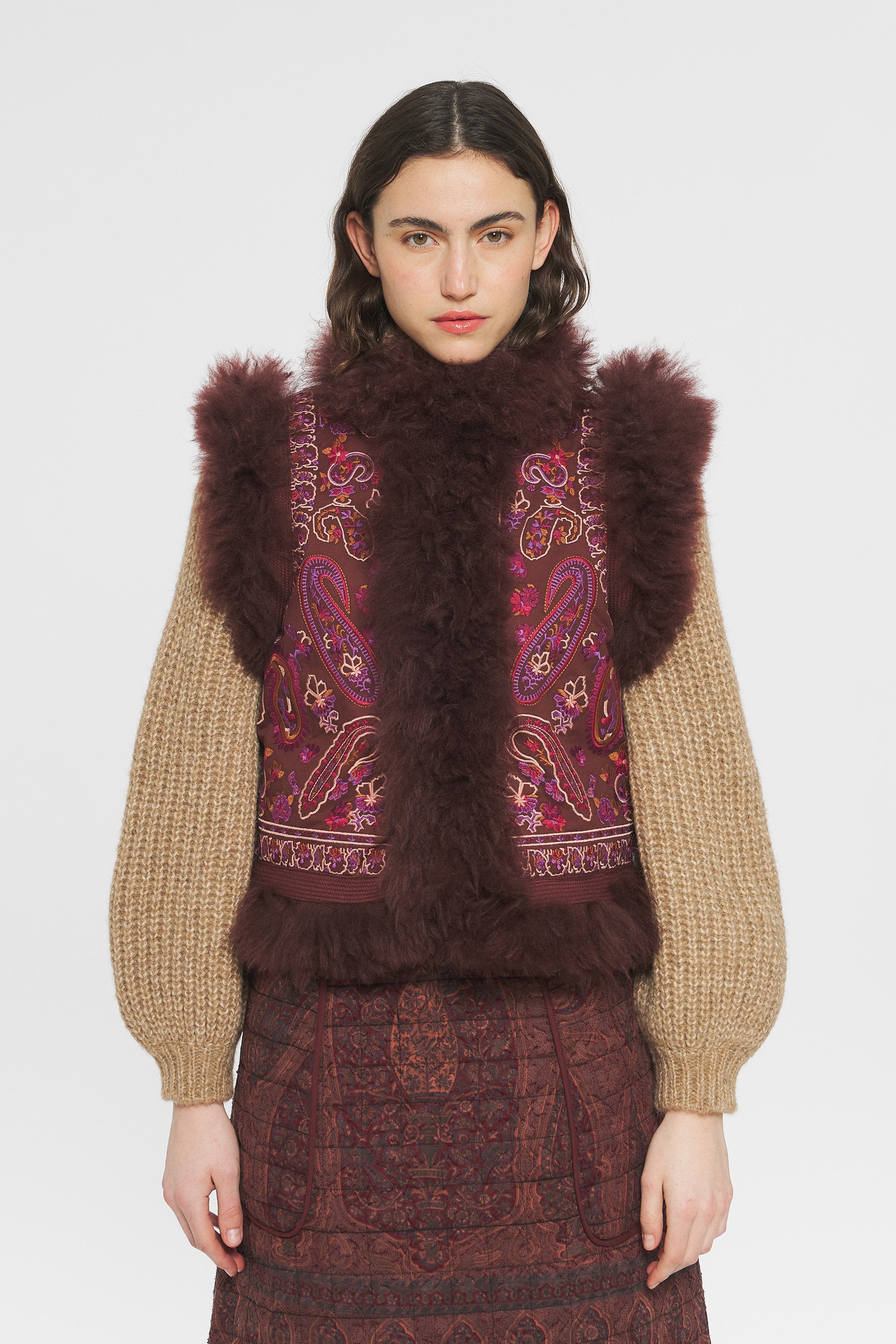 Gilet brodé Roza