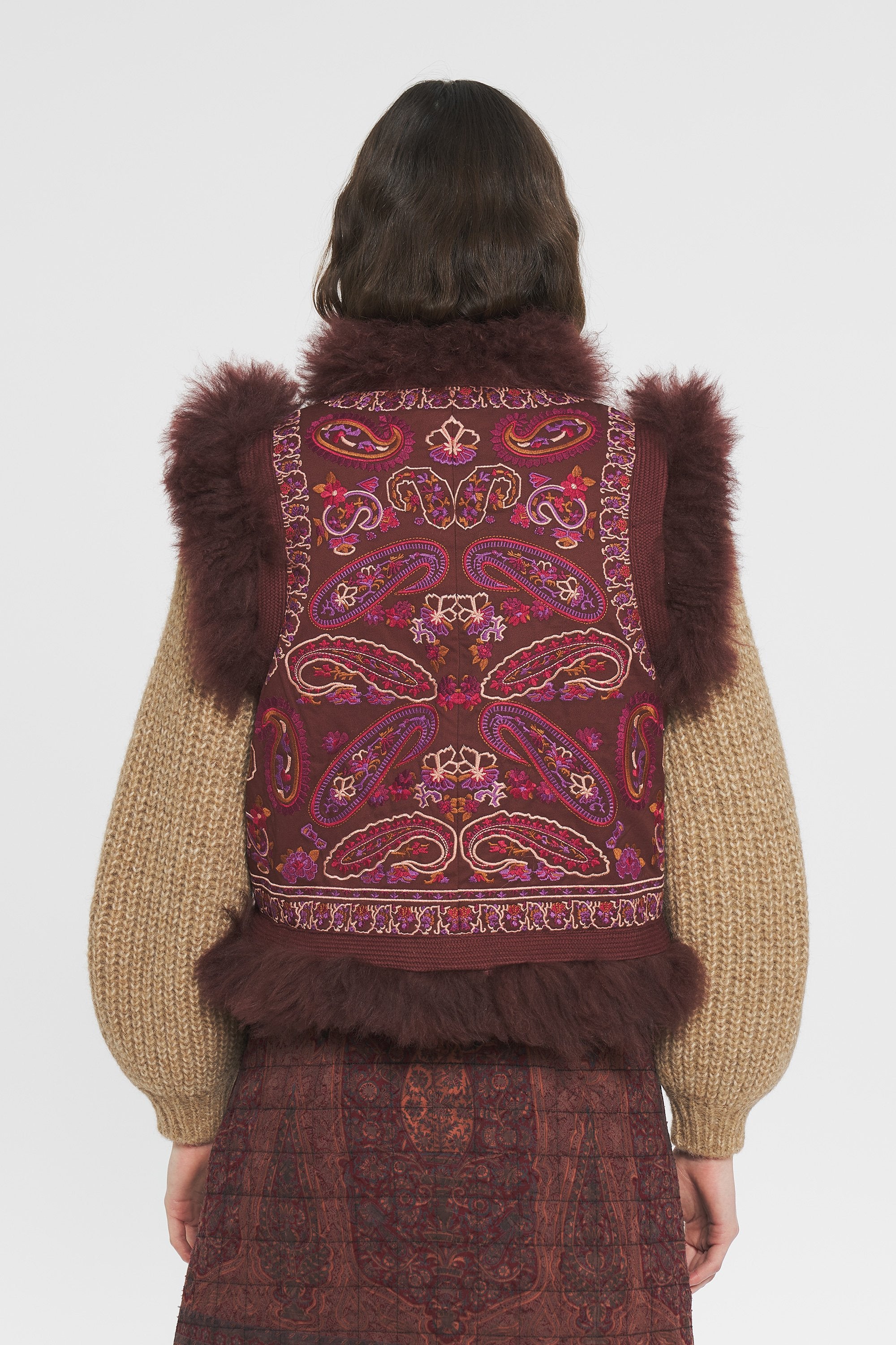 Gilet brodé Roza