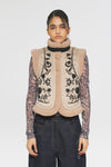 Saliba geborduurd gilet
