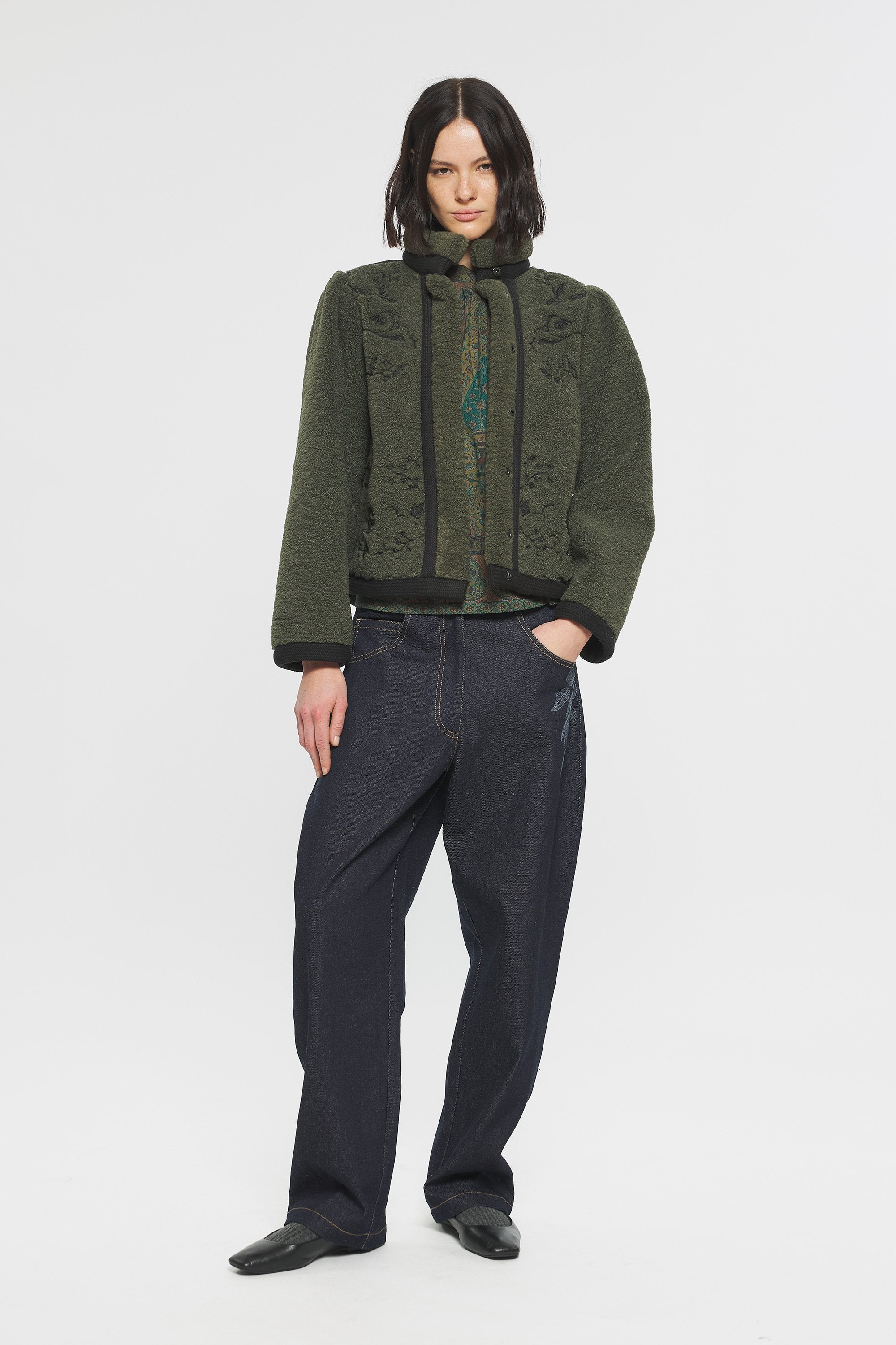 Veste brodée Saliba