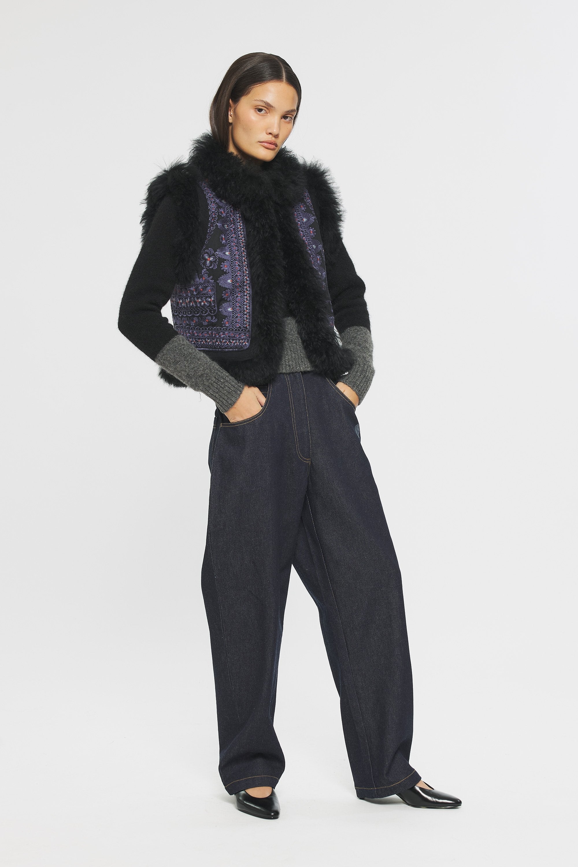 Gilet brodé Sandor