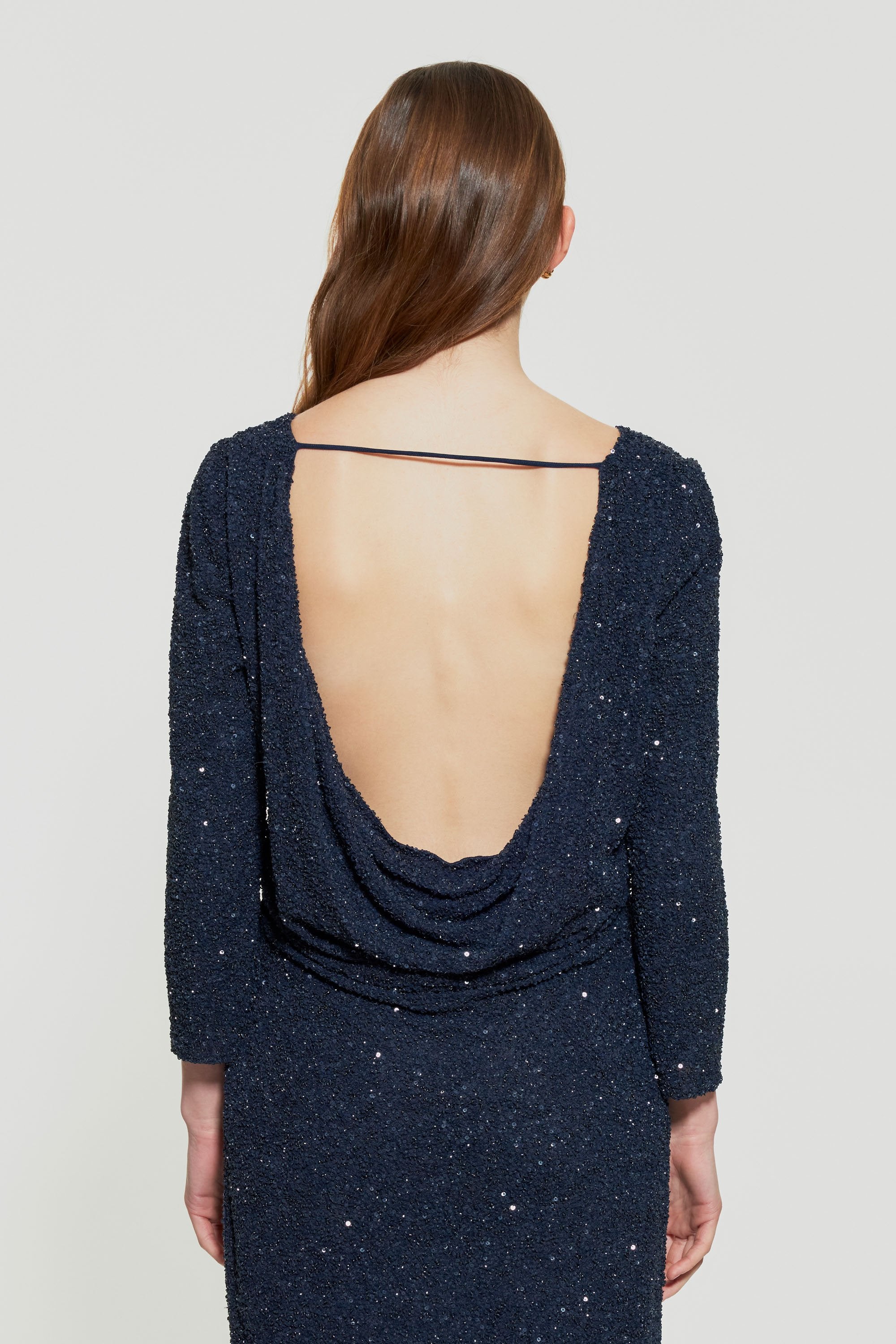 Kurzes Pailletten-Kleid Stefi