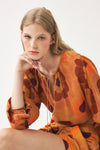 Fluid print blouse Suny