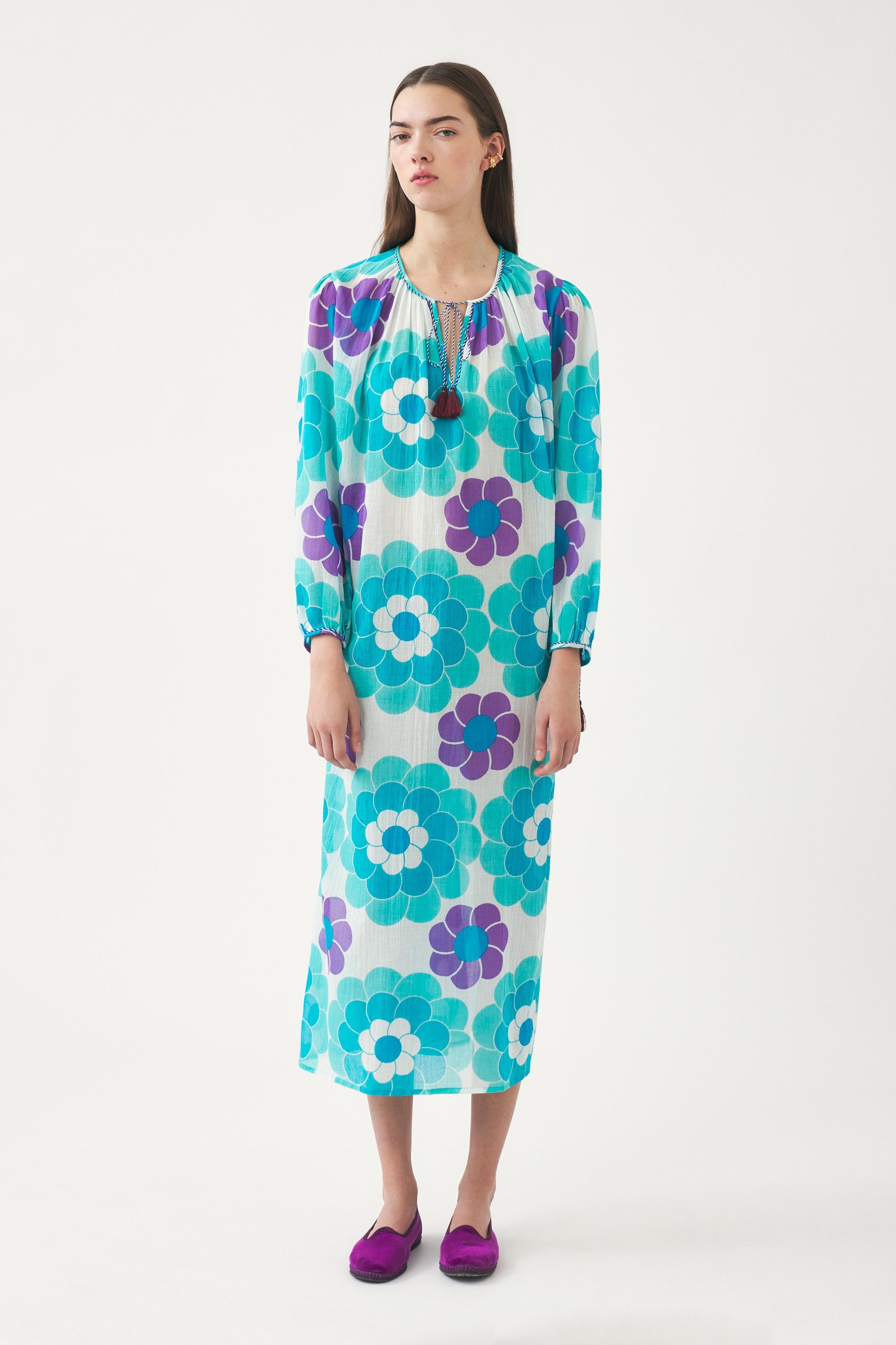 Print fluid dress Suny