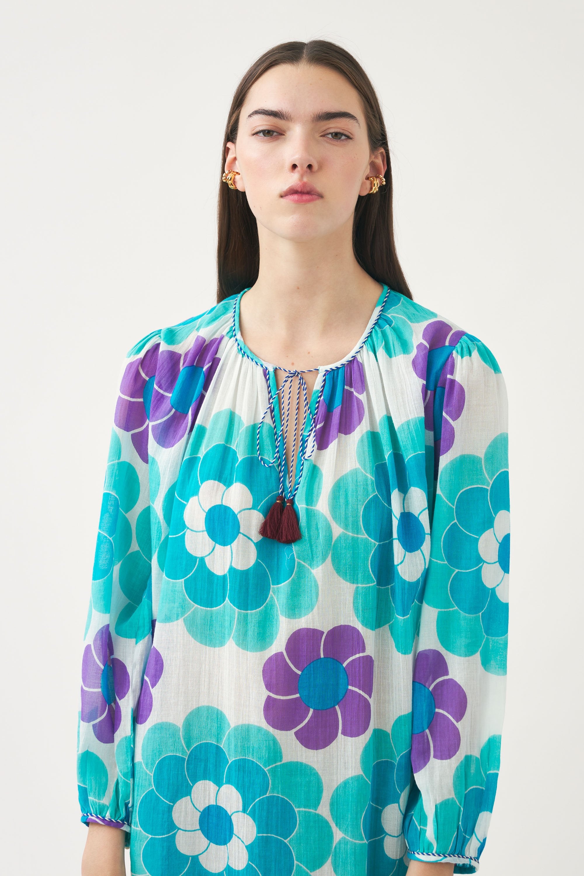 Print fluid dress Suny