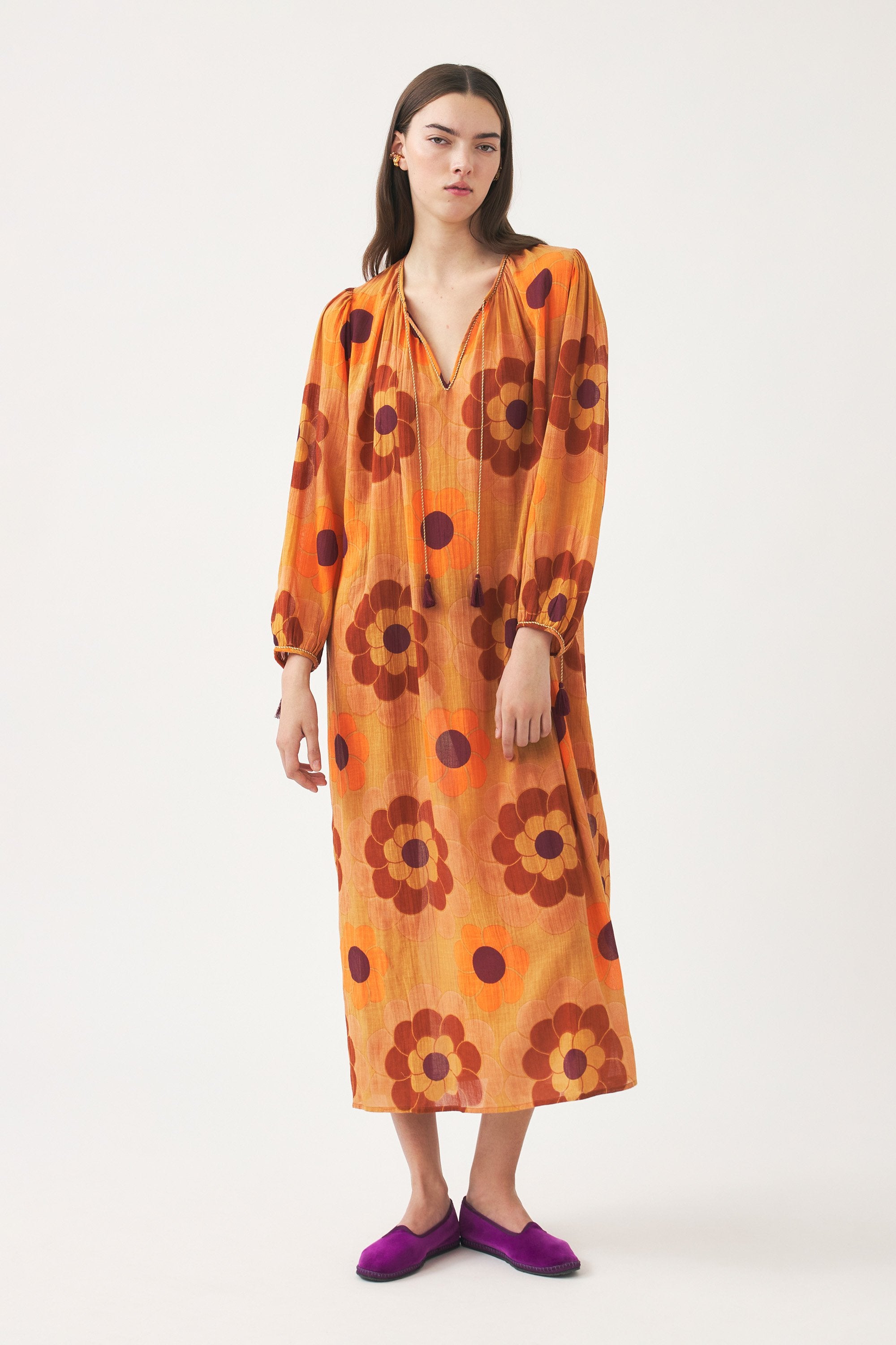 Print fluid dress Suny