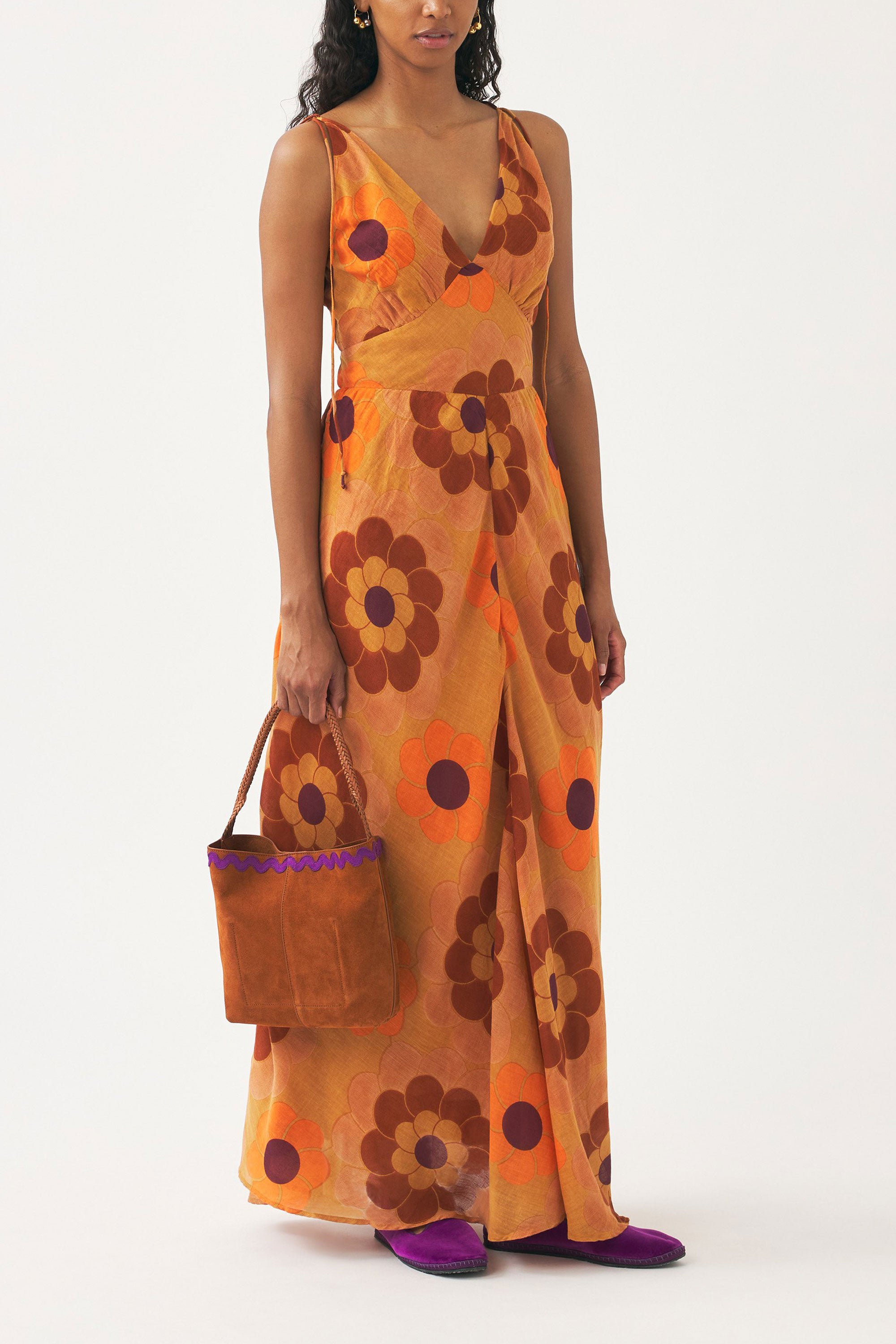 Robe longue imprimée Suny