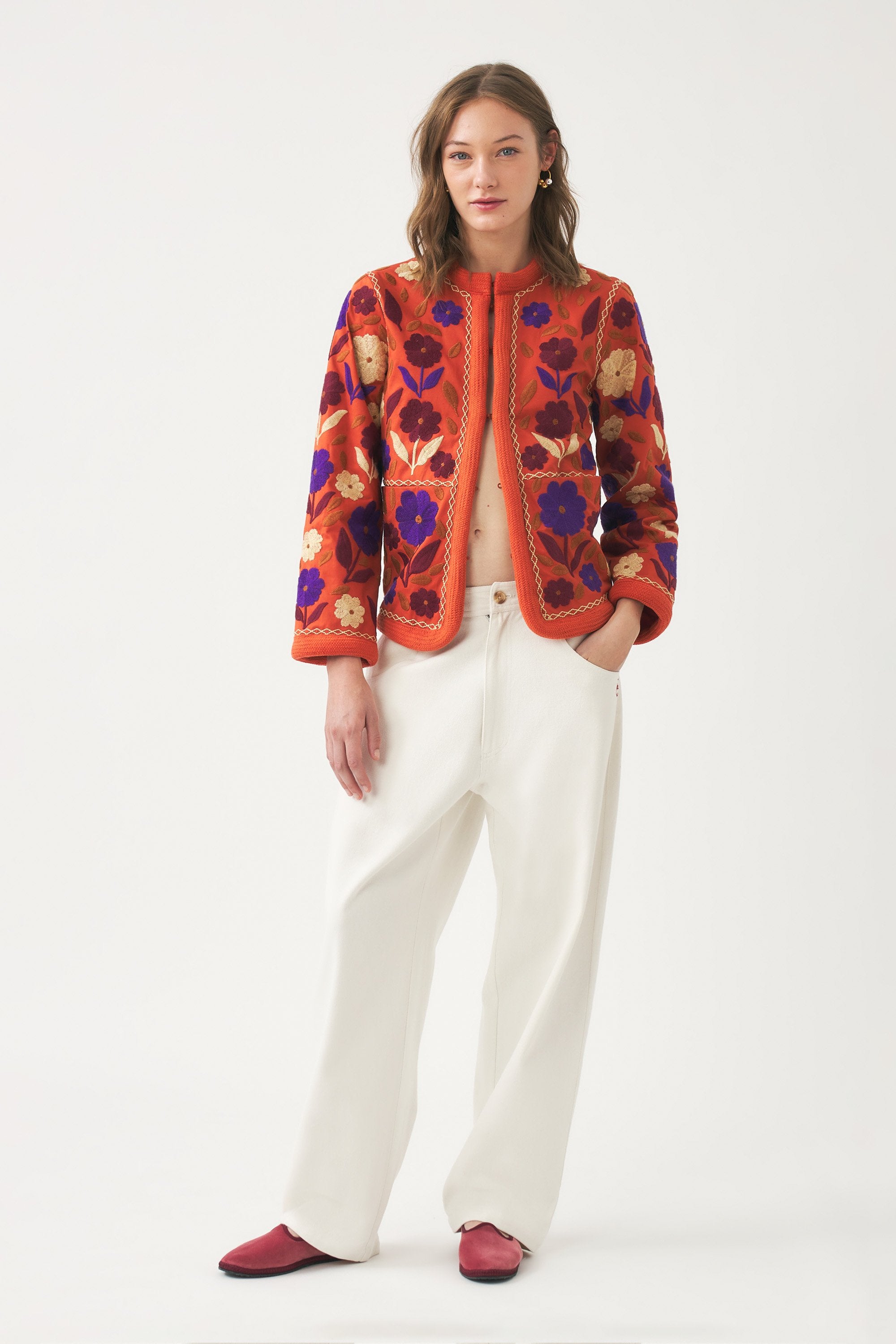 Giacca ricamata Tady