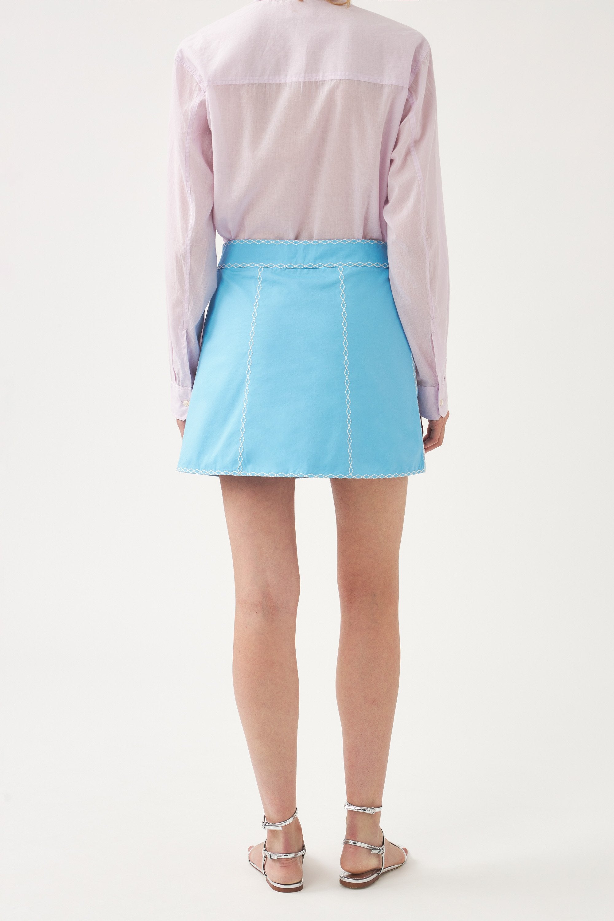 Embroidered miniskirt Tady