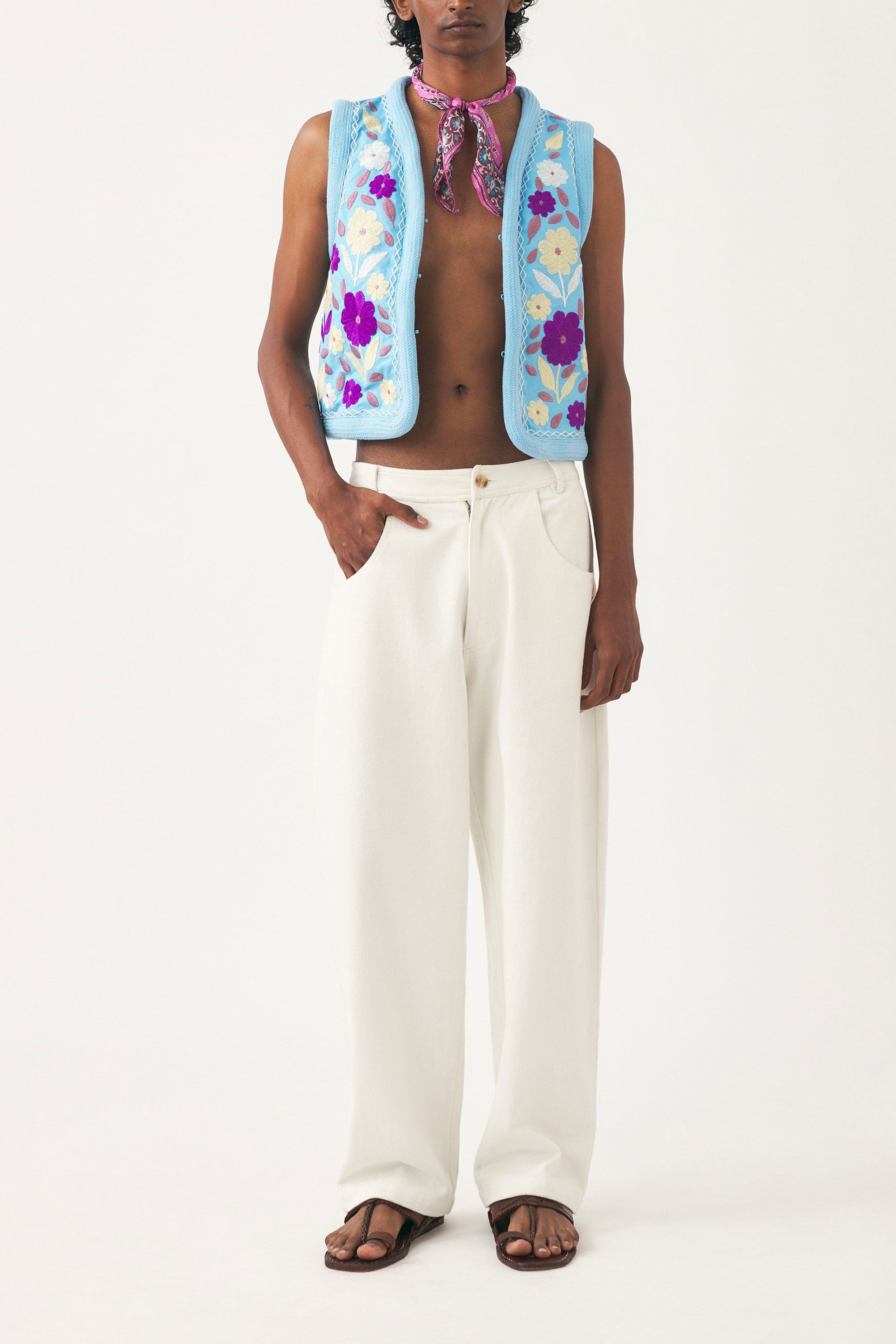 Gilet brodé Tady