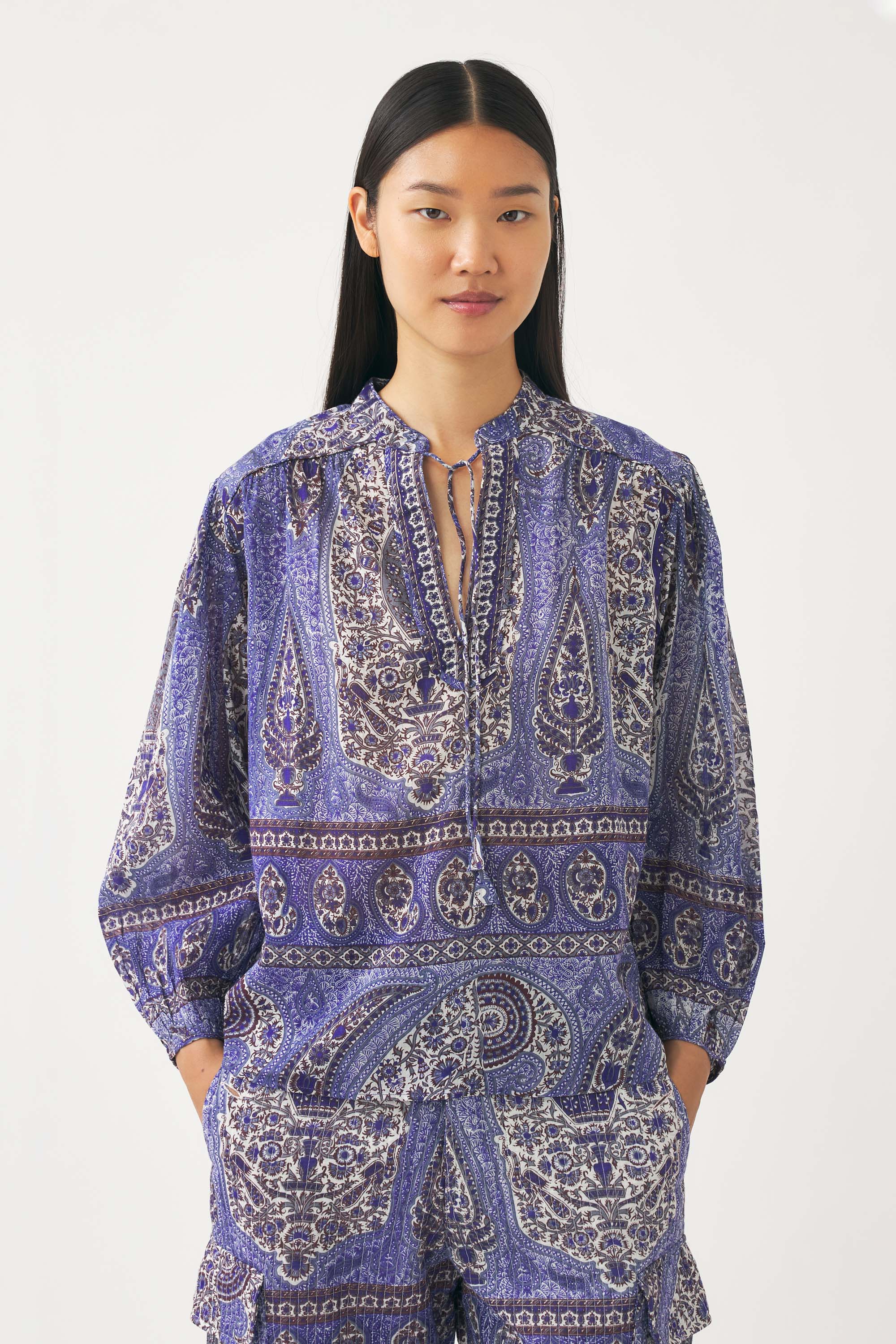 Print blouse Tajar