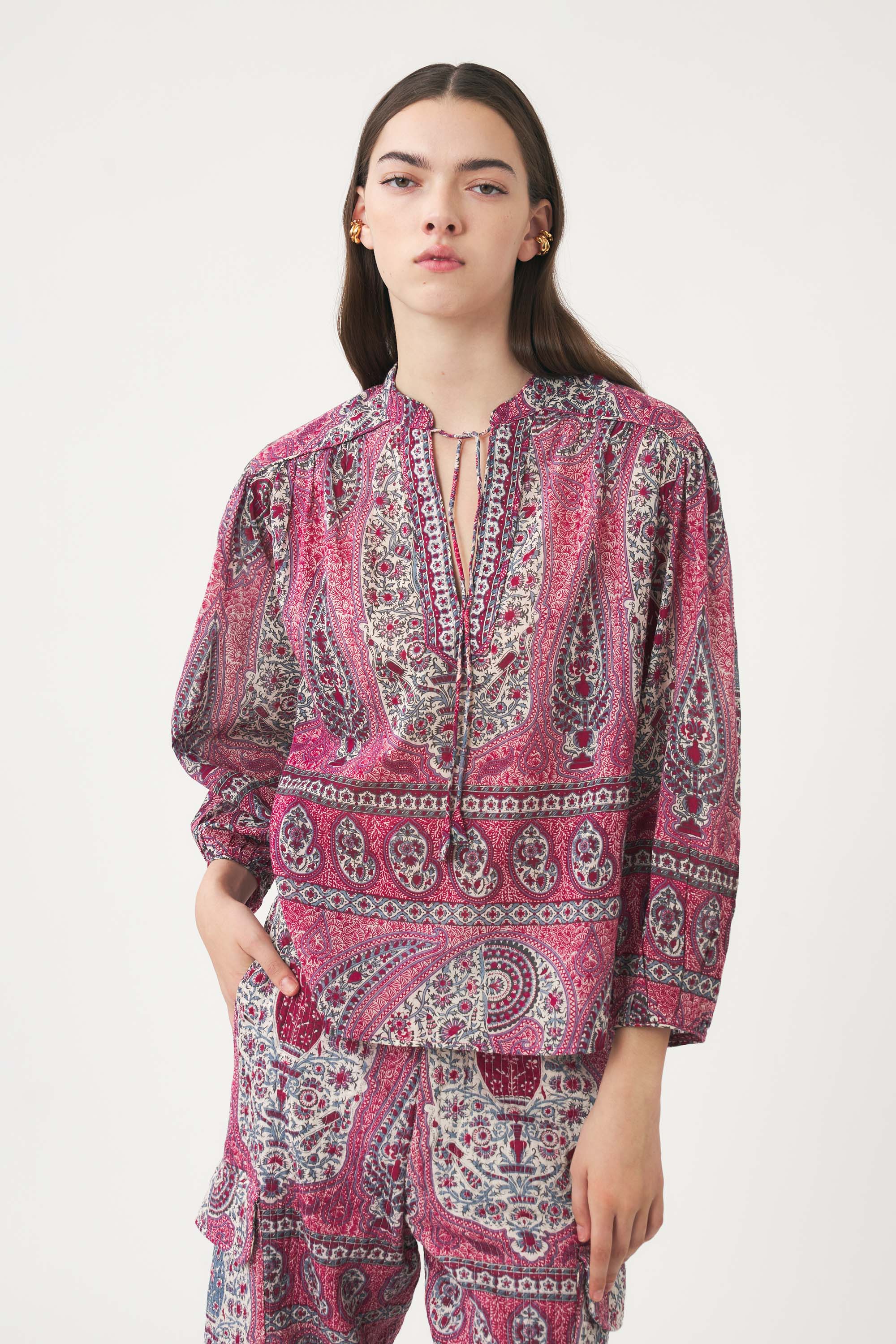 Blusa estampada Tajar