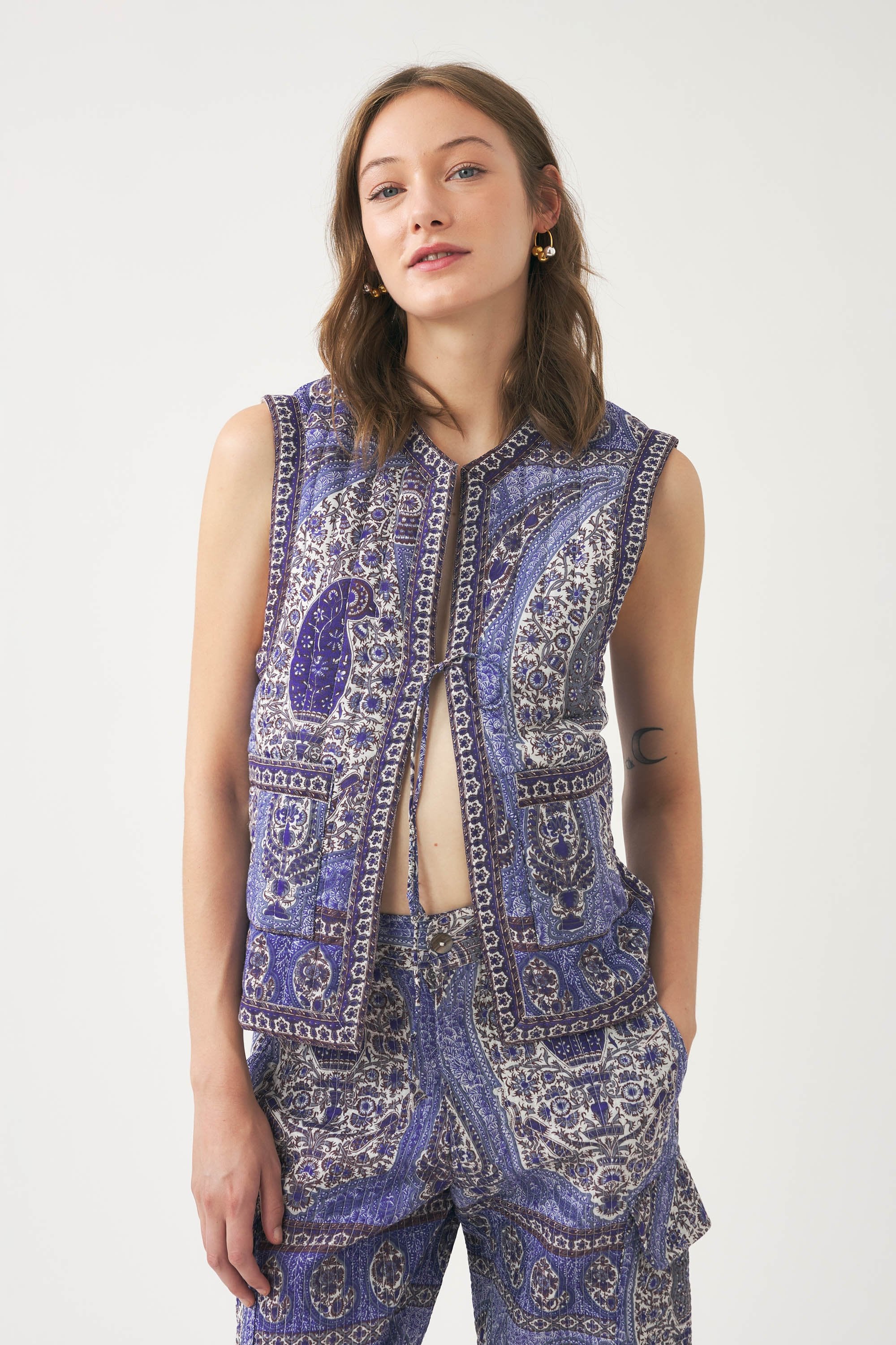 Print gilet Tajar