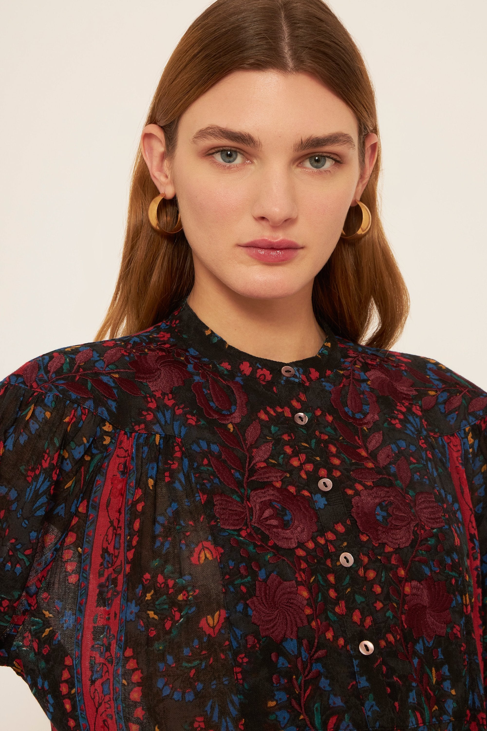 Blouse brodée Tamir