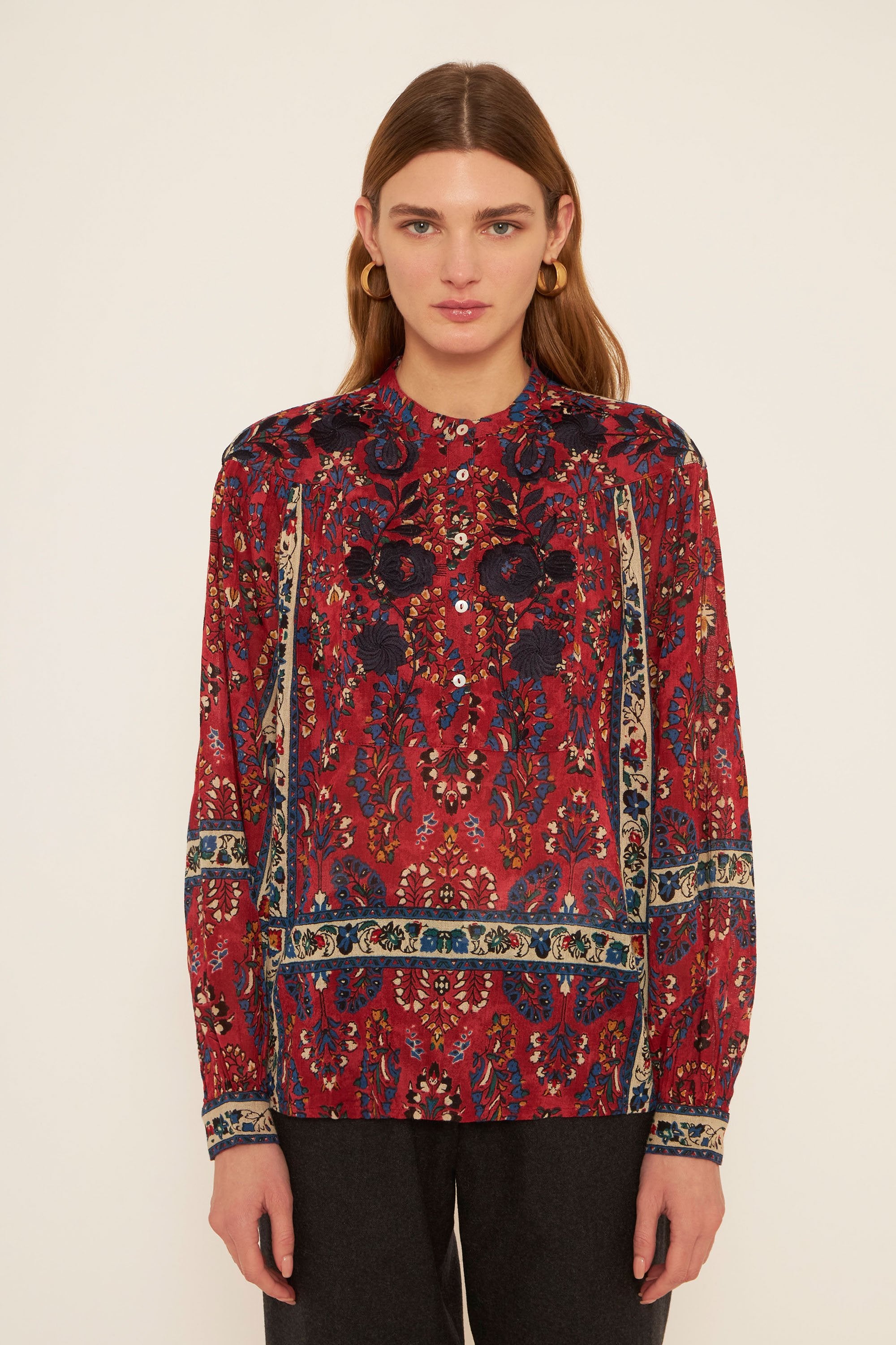 Blouse brodée Tamir