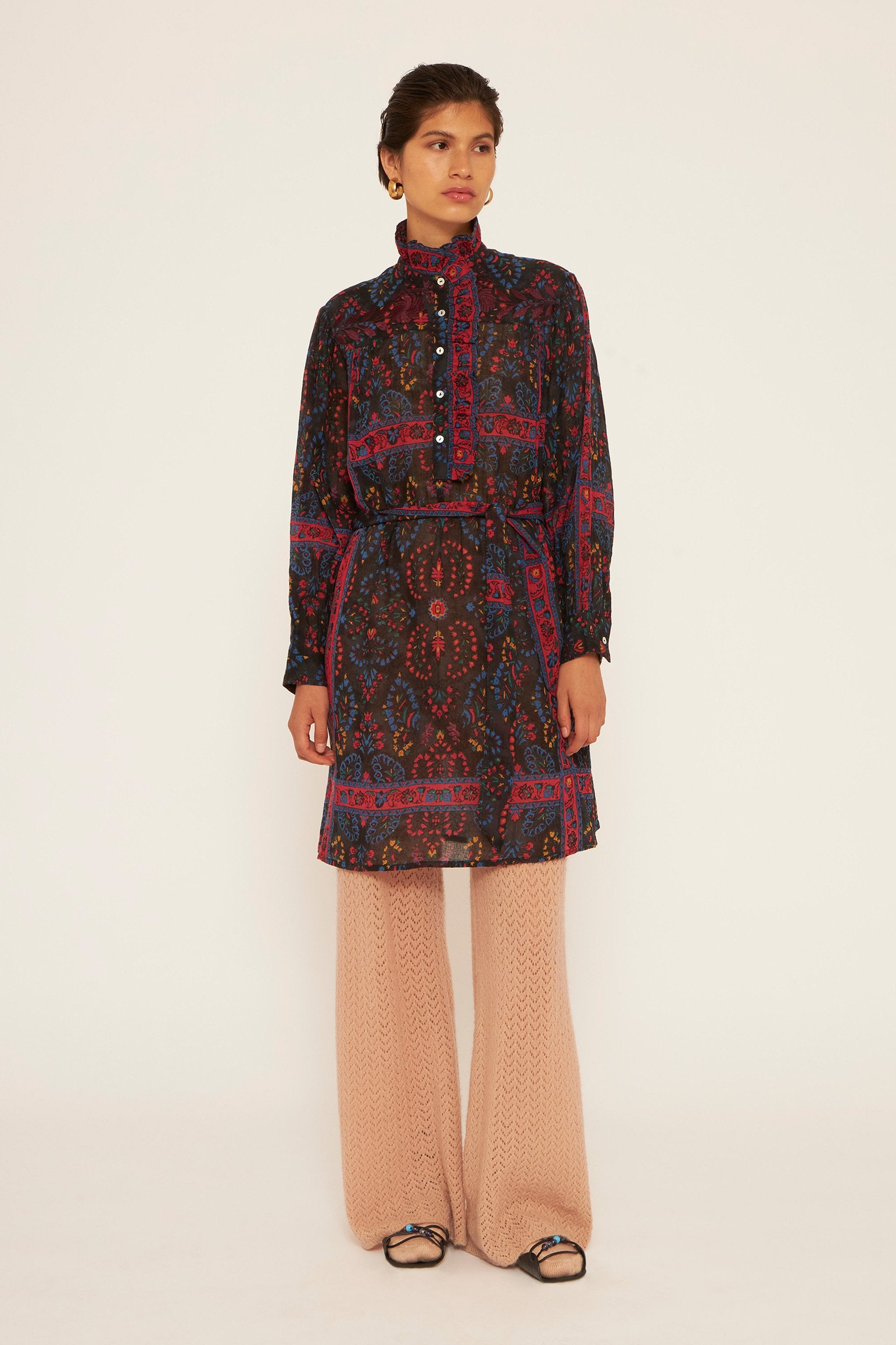 Besticktes Kleid Tamir