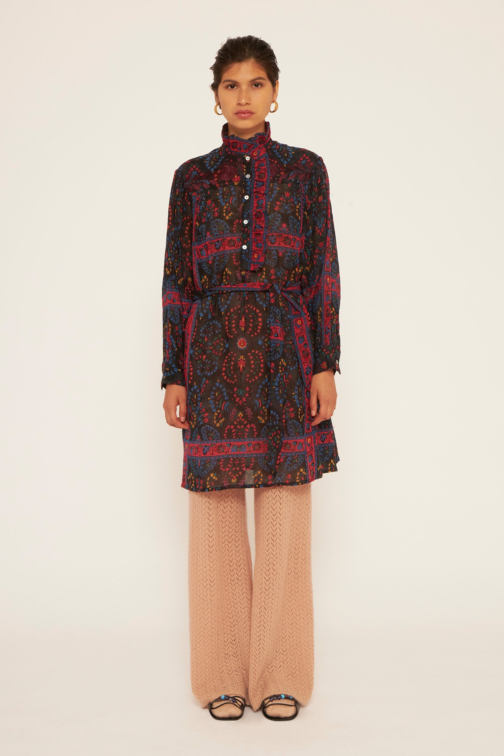 Besticktes Kleid Tamir