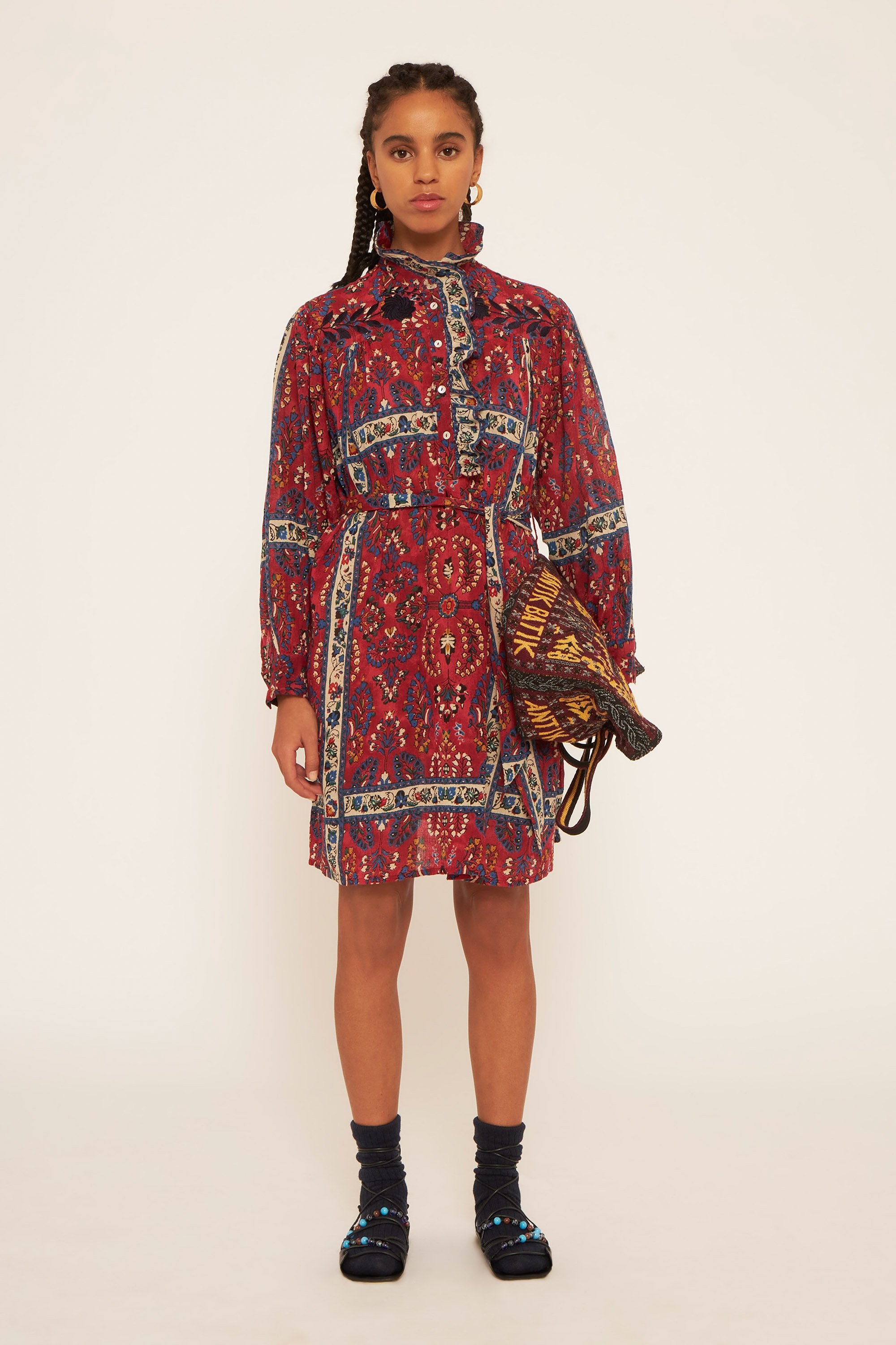 Besticktes Kleid Tamir