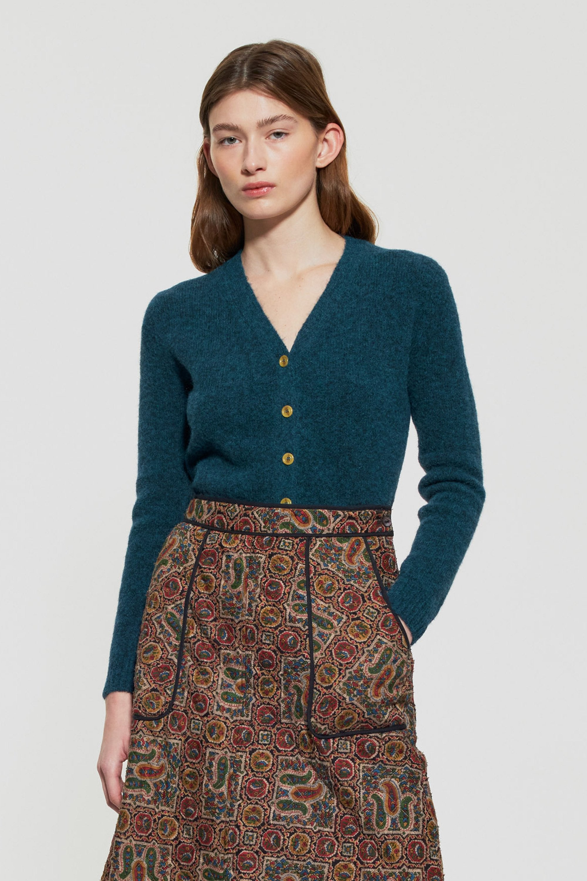 Gilet en maille Tiba