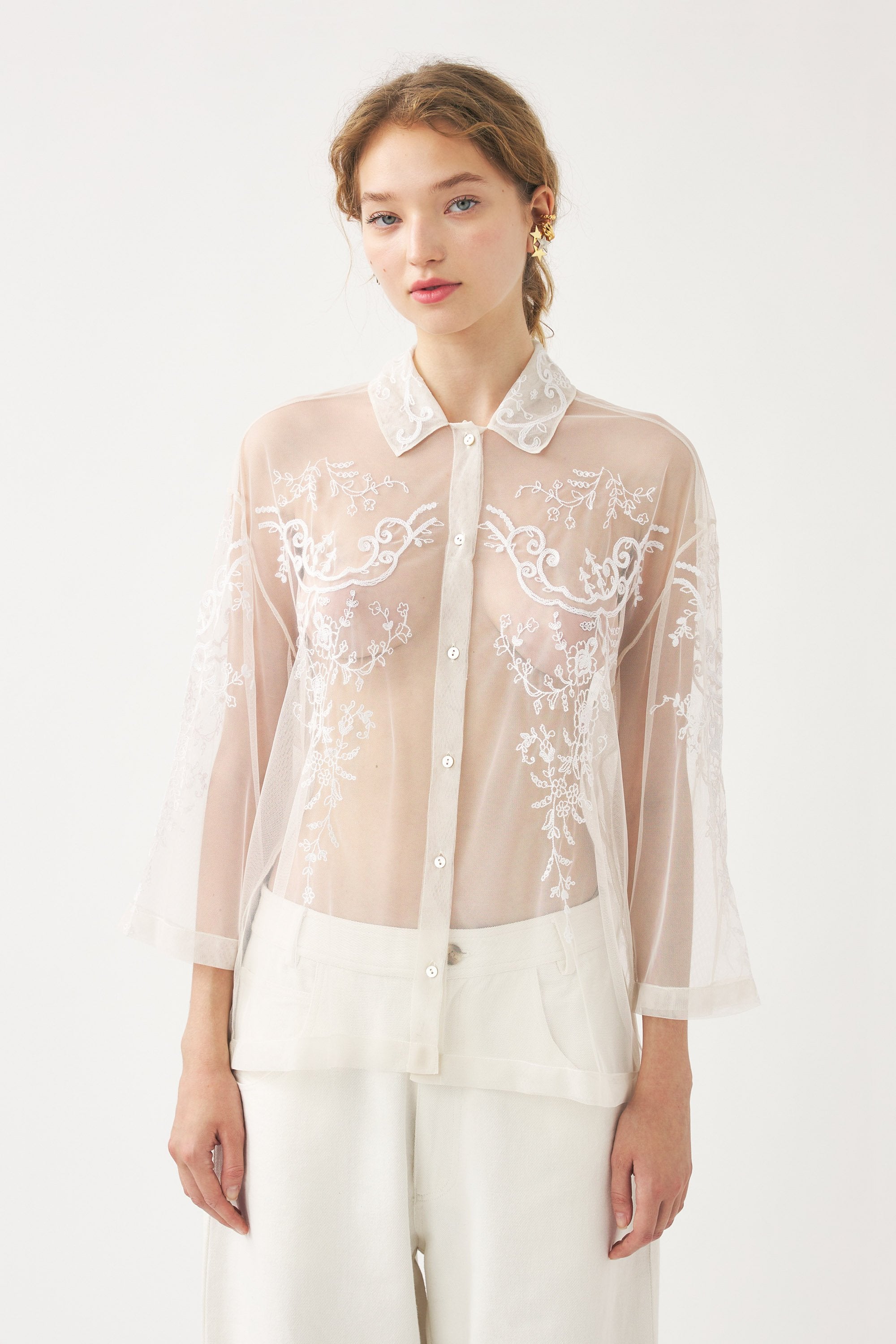 Camisa bordada Victoria