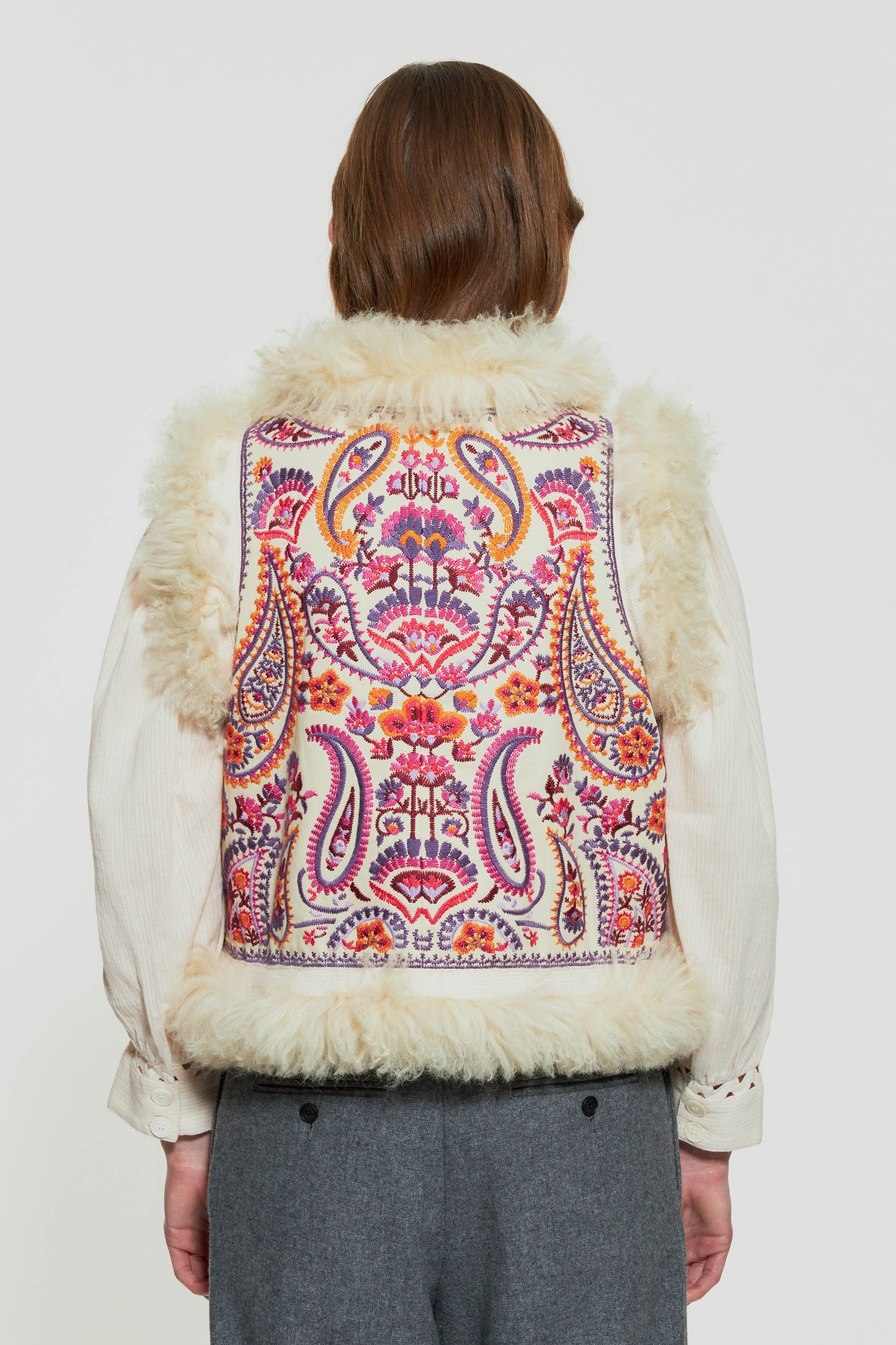 Gilet sans manches brodé Wesley